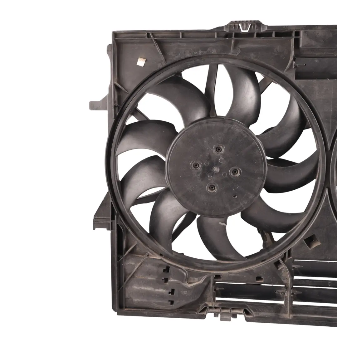 Radiator Cooling Fan Shroud Double Fan to Porsche Macan 95B with Part number 95B121003A Porsche Macan 95B Radiator Cooling Fan Shroud Double Fan - SKU 95B121003A - Part number 95B121003A