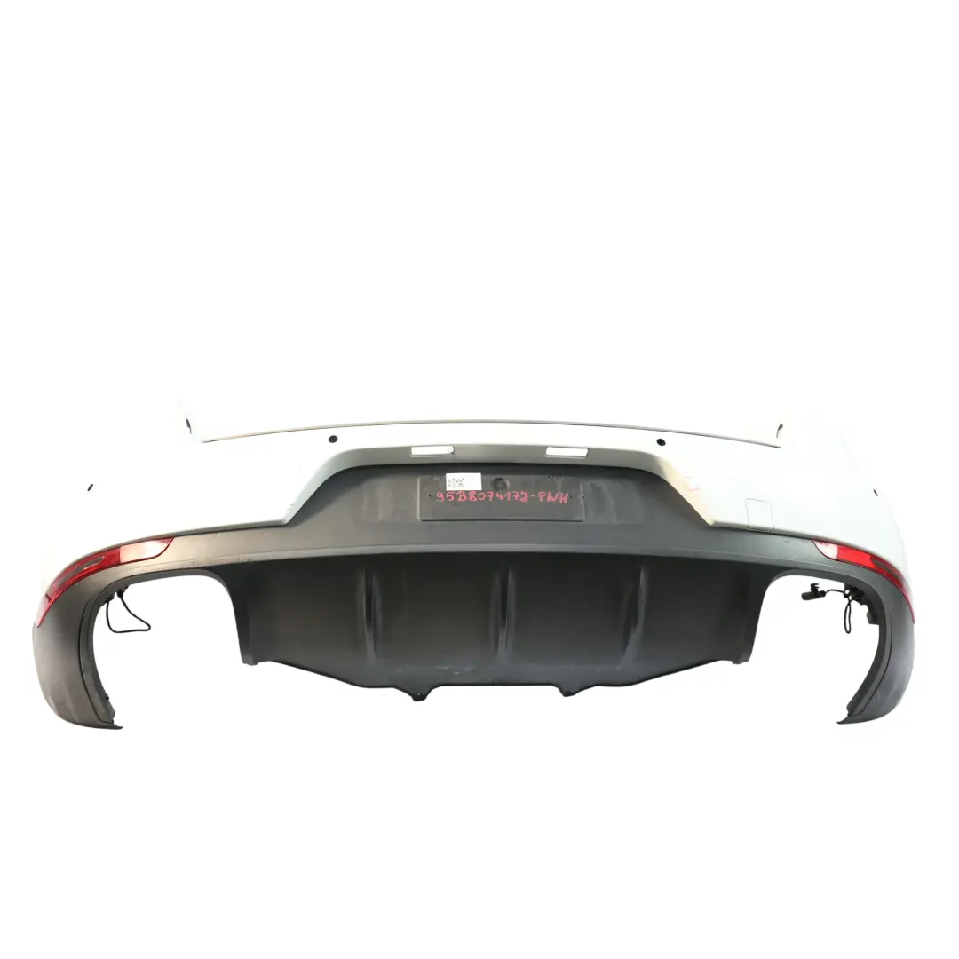 Porsche Macan 95B Zderzak Tylny Sport Design Pure White Biały - C9A - SKU 95B807417J-PWH - Numer Części 95B807417J