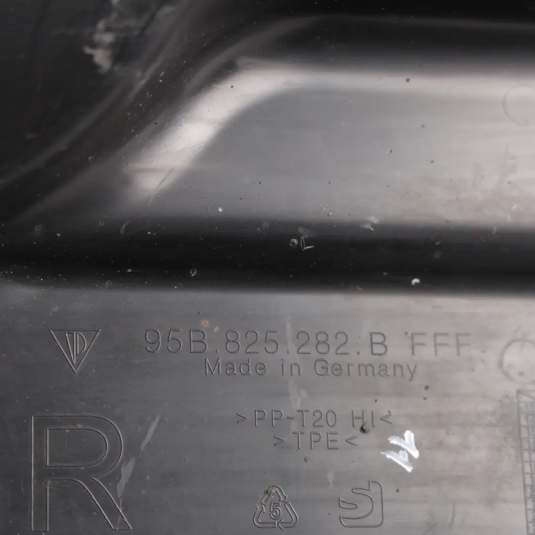 Underbody Cover Trim Bracket Support Rear Right O/S to Porsche Macan 95B with Part number 95B825282B Porsche Macan 95B Underbody Cover Trim Bracket Support Rear Right O/S - SKU 95B825282B - Part number 95B825282B