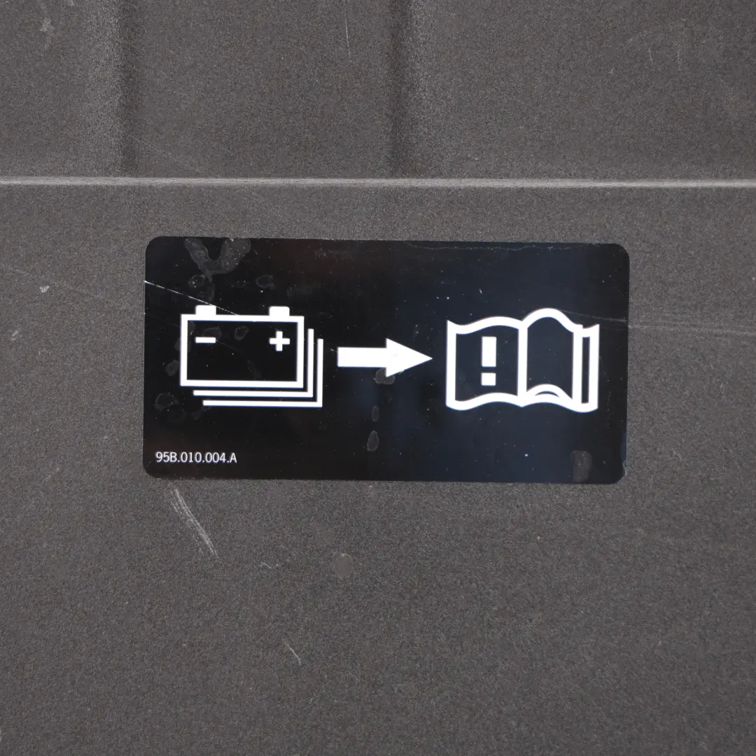 Porsche Macan 95B Battery Box Cover Trim Panel Black - SKU 95B863565D - Part number 95B863565D