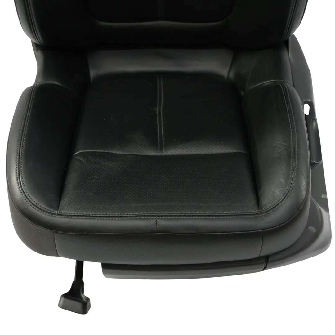 Porsche Macan 95B Front Seat Left N/S Black Leather Perforated - SKU RHD-95B881805A-1 - Part number 95B881805A