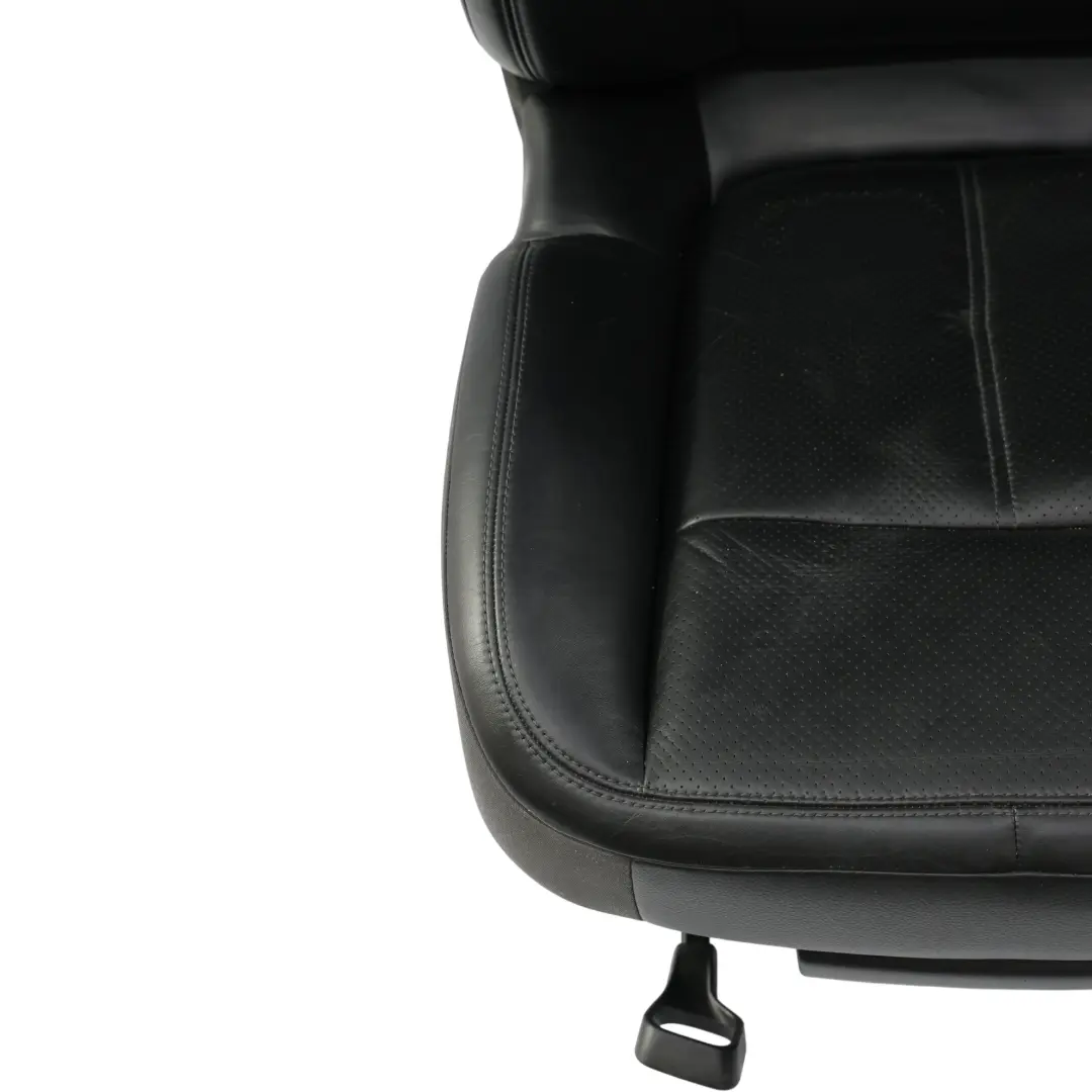 Porsche Macan 95B Front Seat Left N/S Black Leather Perforated - SKU RHD-95B881805A-1 - Part number 95B881805A