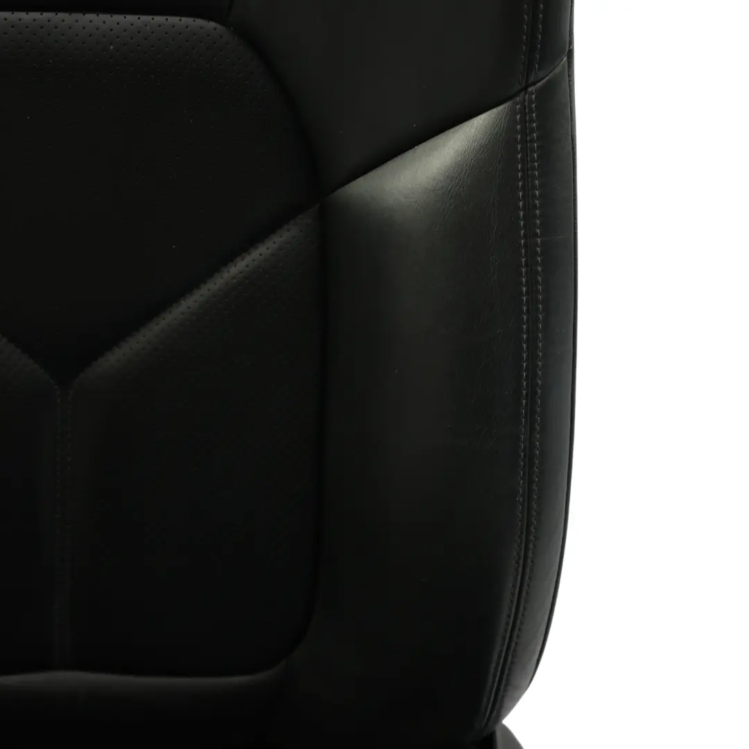 Porsche Macan 95B Front Seat Left N/S Black Leather Perforated - SKU RHD-95B881805A-1 - Part number 95B881805A