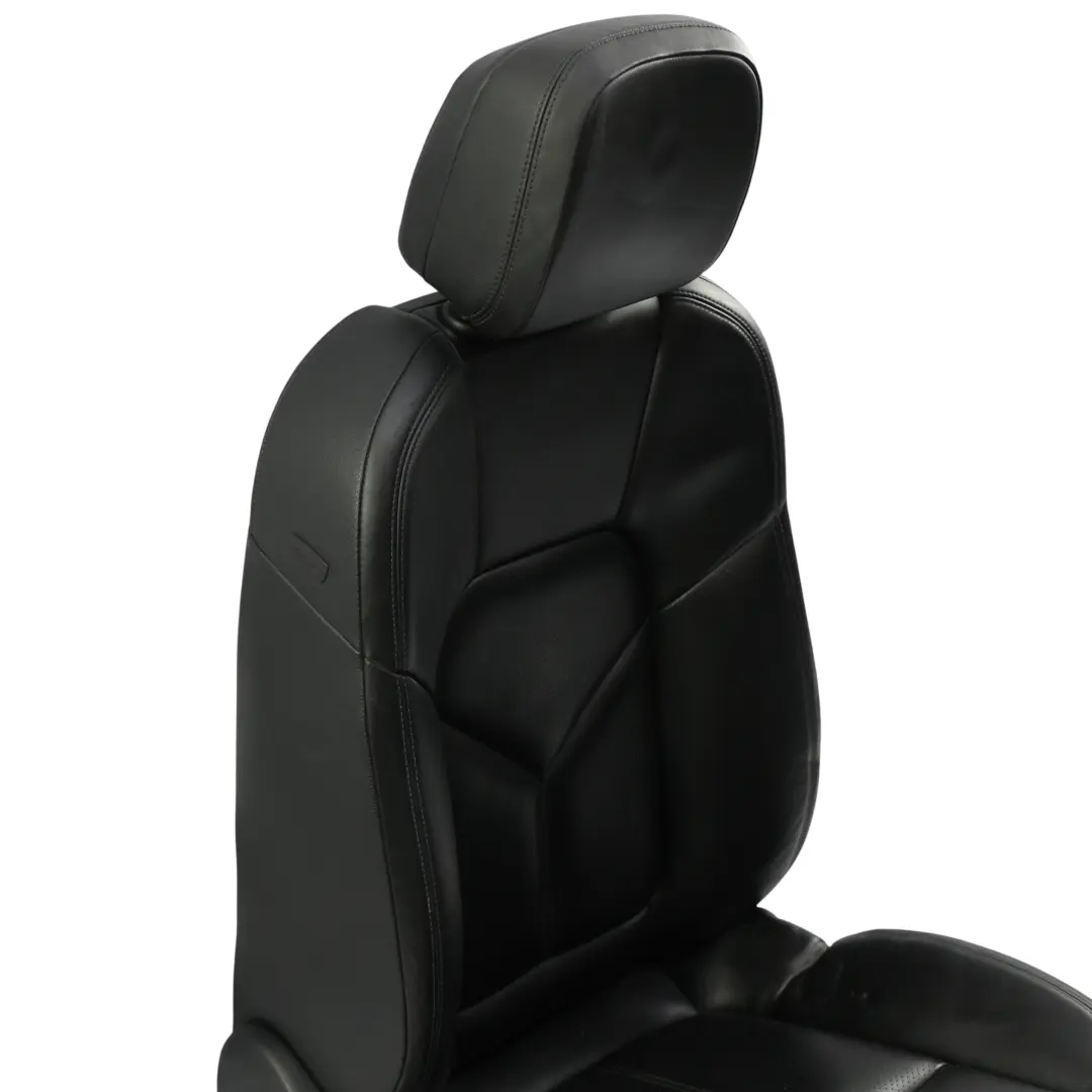 Porsche Macan 95B Front Seat Electric Right O//S Black Leather Perforated - SKU RHD-95B881806A-1 - Part number 95B881806A