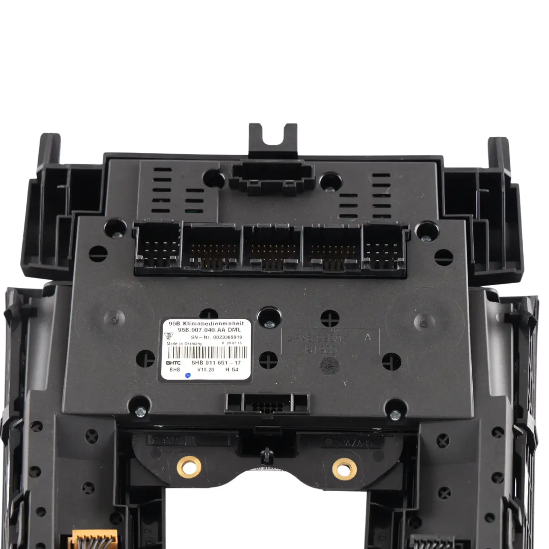 Centre Console Switch Panel Hazard Climate Seats to Porsche Macan 95B with Part number 95B907040AA Porsche Macan 95B Centre Console Switch Panel Hazard Climate Seats - SKU 95B907040AA - Part number 95B907040AA