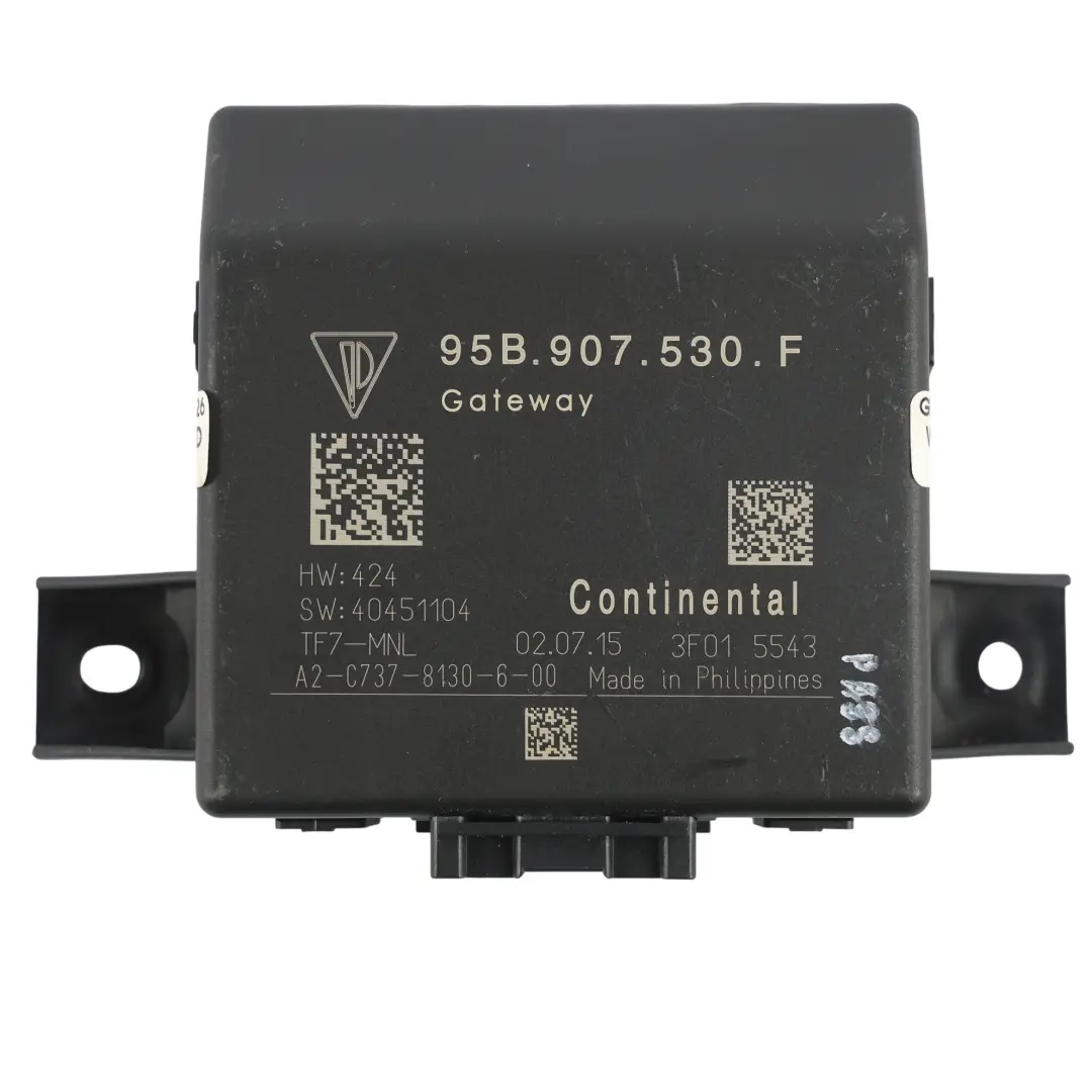 Porsche Macan 95B Gateway Control Unit Module ECU - SKU 95B907530F - Part number 95B907530F