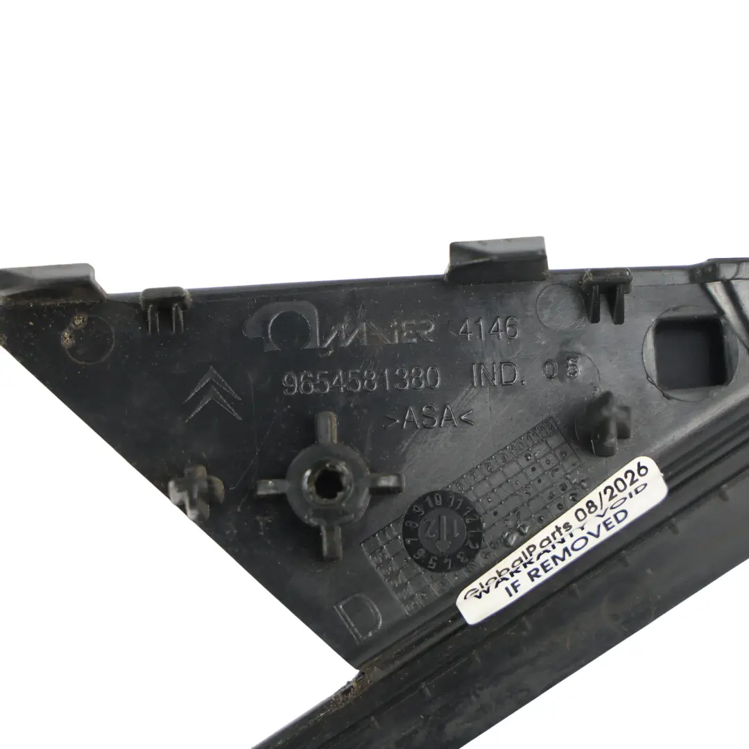 Citroën C4 Grand Picasso Exterior Door Mirror Triangle Trim Right O/S - SKU 9654581380 - Part number 9654581380