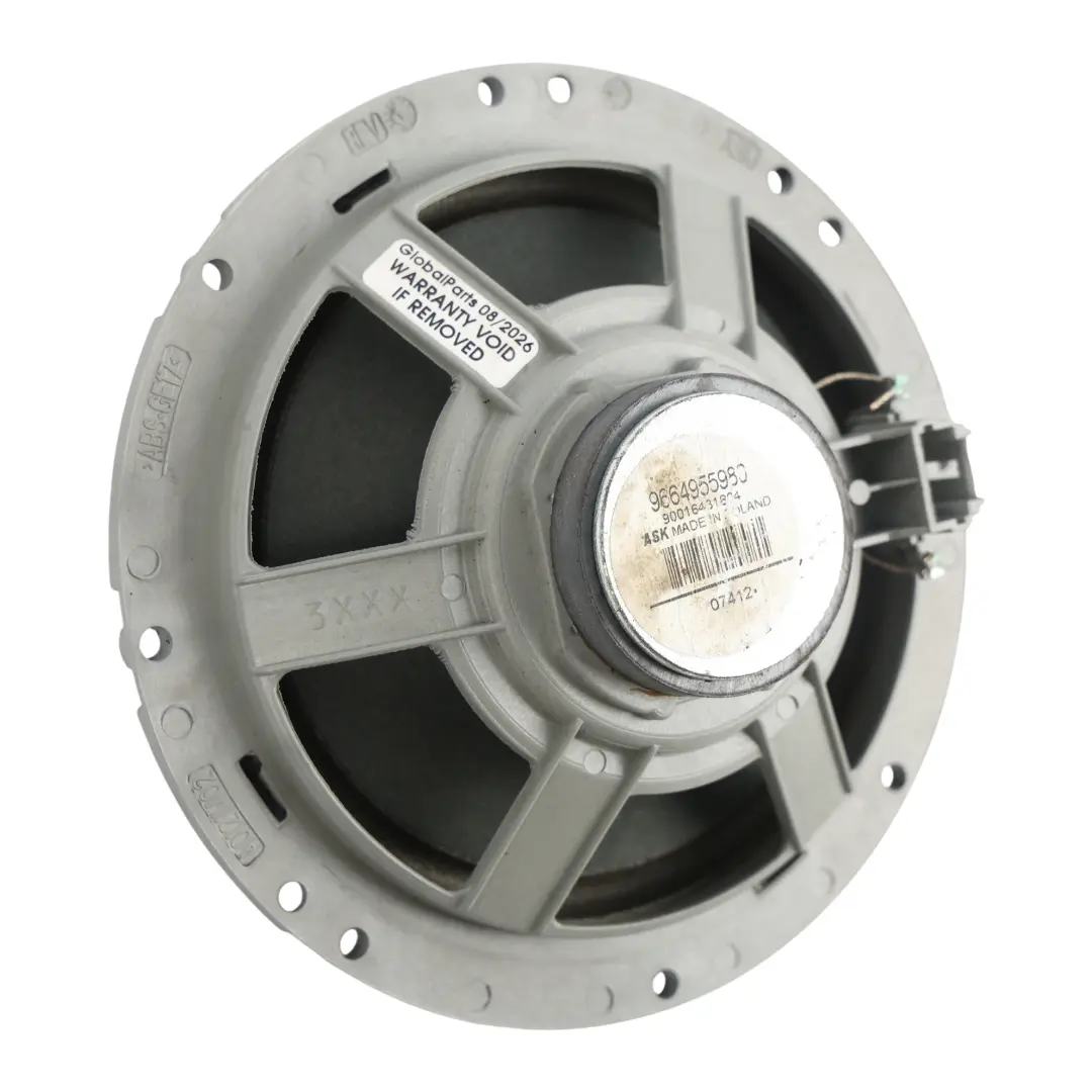 Citroën C4 Grand Picasso Door Speaker Front Rear Left Right N/O/S - SKU 9664955980-1 - Part number 9664955980