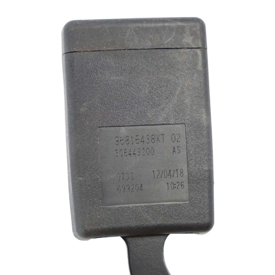 Gurtschloss Clip Hinten Links für Citroën C4 Picasso mit Teilenummer 96815438XT Citroën C4 Picasso Gurtschloss Clip Hinten Links - SKU 96815438XT - Teilenummer 96815438XT