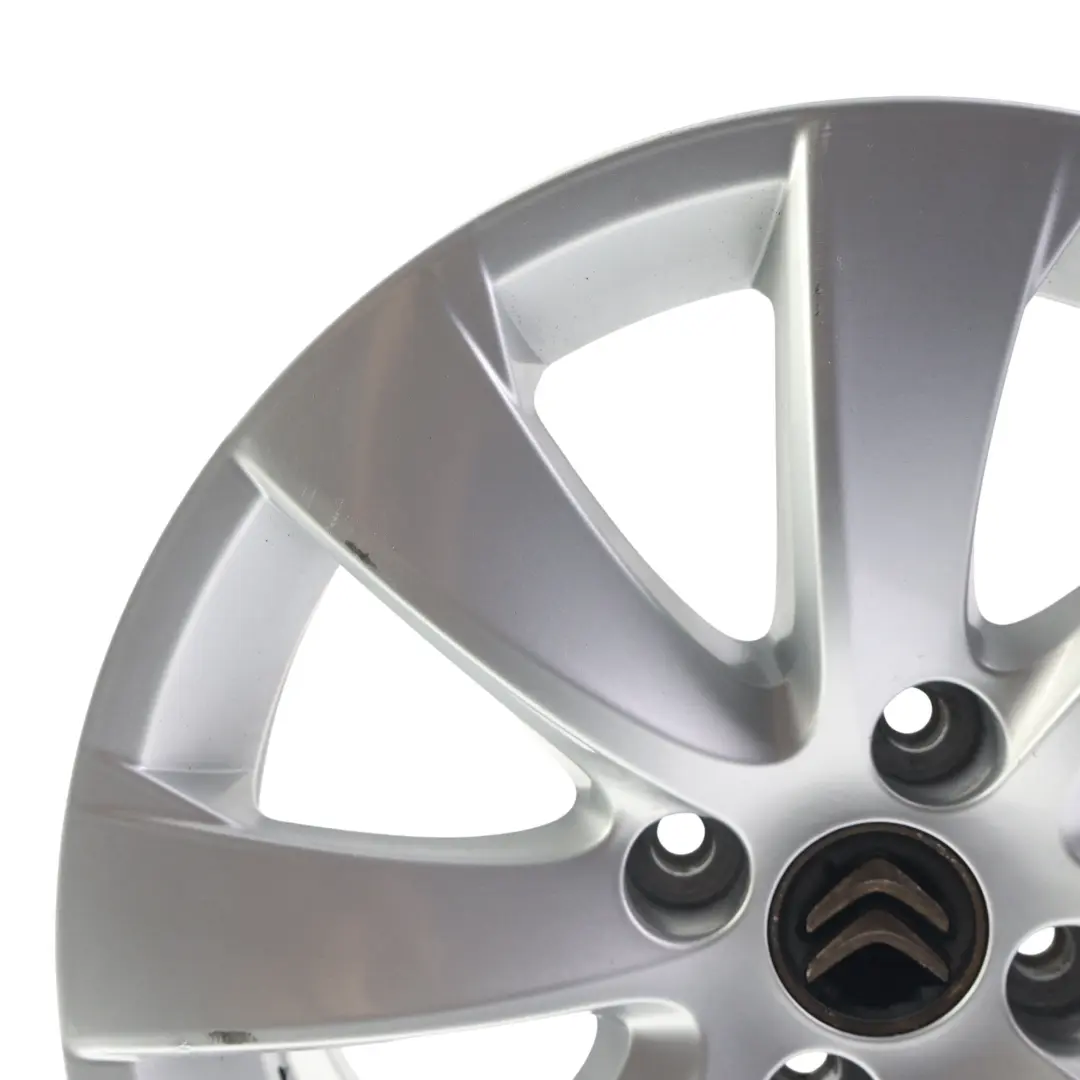 Rim Alloy Silver 16" 7J ET:26 to Citroën C4 Grand Picasso Wheel with Part number 9684969380 Citroën C4 Grand Picasso Wheel Rim Alloy Silver 16" 7J ET:26 - SKU 9684969380-1 - Part number 9684969380