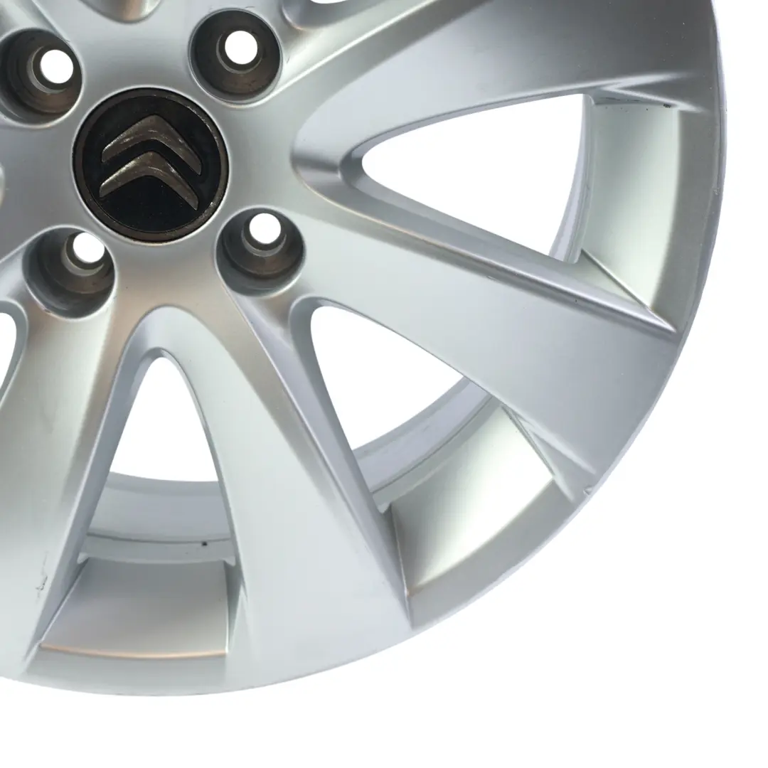 Rim Alloy Silver 16" 7J ET:26 to Citroën C4 Grand Picasso Wheel with Part number 9684969380 Citroën C4 Grand Picasso Wheel Rim Alloy Silver 16" 7J ET:26 - SKU 9684969380-3 - Part number 9684969380