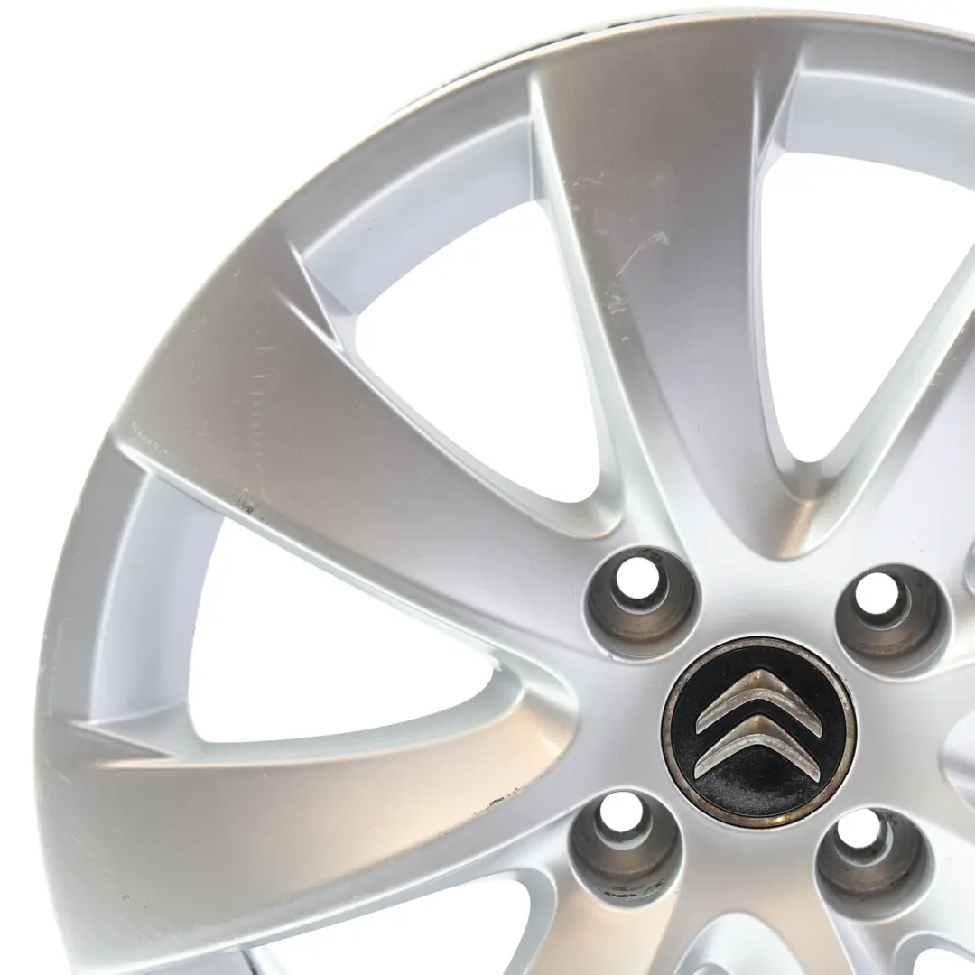 Citroën C4 Grand Picasso Silver Wheel Alloy Rim 16" 7J ET:26 - SKU 9684969380-4 - Part number 9684969380