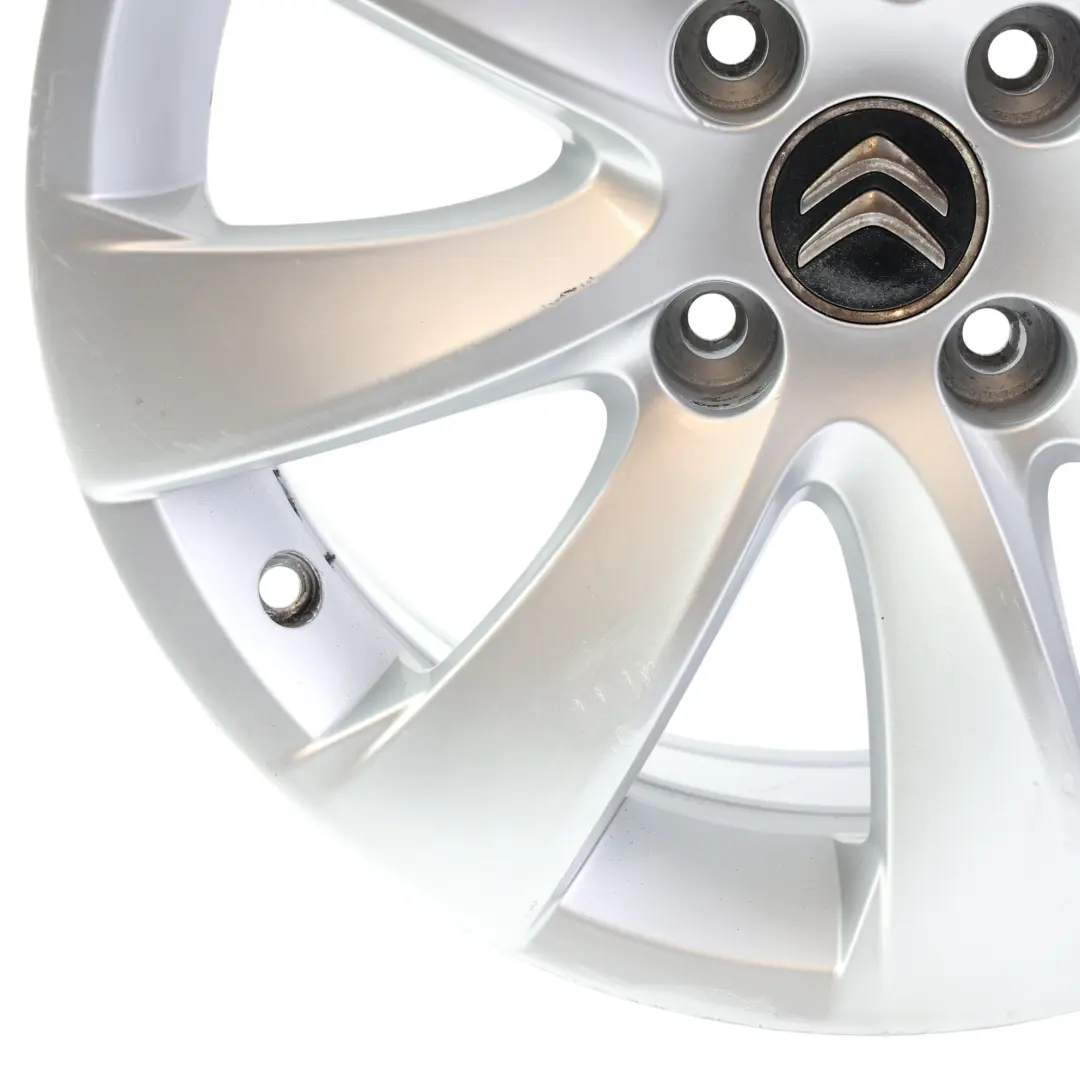 Citroën C4 Grand Picasso Silver Wheel Alloy Rim 16" 7J ET:26 - SKU 9684969380-4 - Part number 9684969380