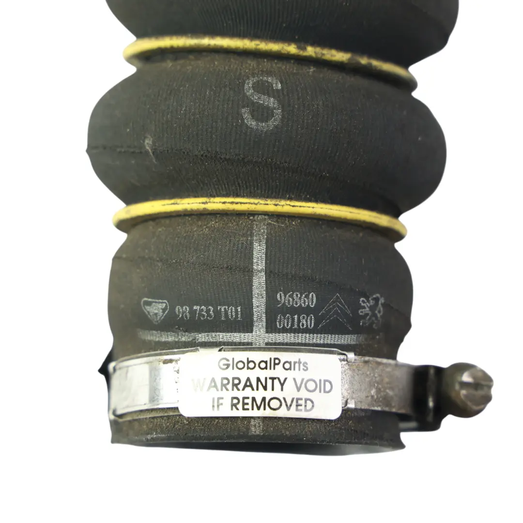 Manguera Intercooler Turbo 1.6 HDi para Citroën C4 Picasso Peugeot 3008 con número de pieza 9686000180 Citroën C4 Picasso Peugeot 3008 Manguera Intercooler Turbo 1.6 HDi - SKU 9686000180 - Número de pieza 9686000180