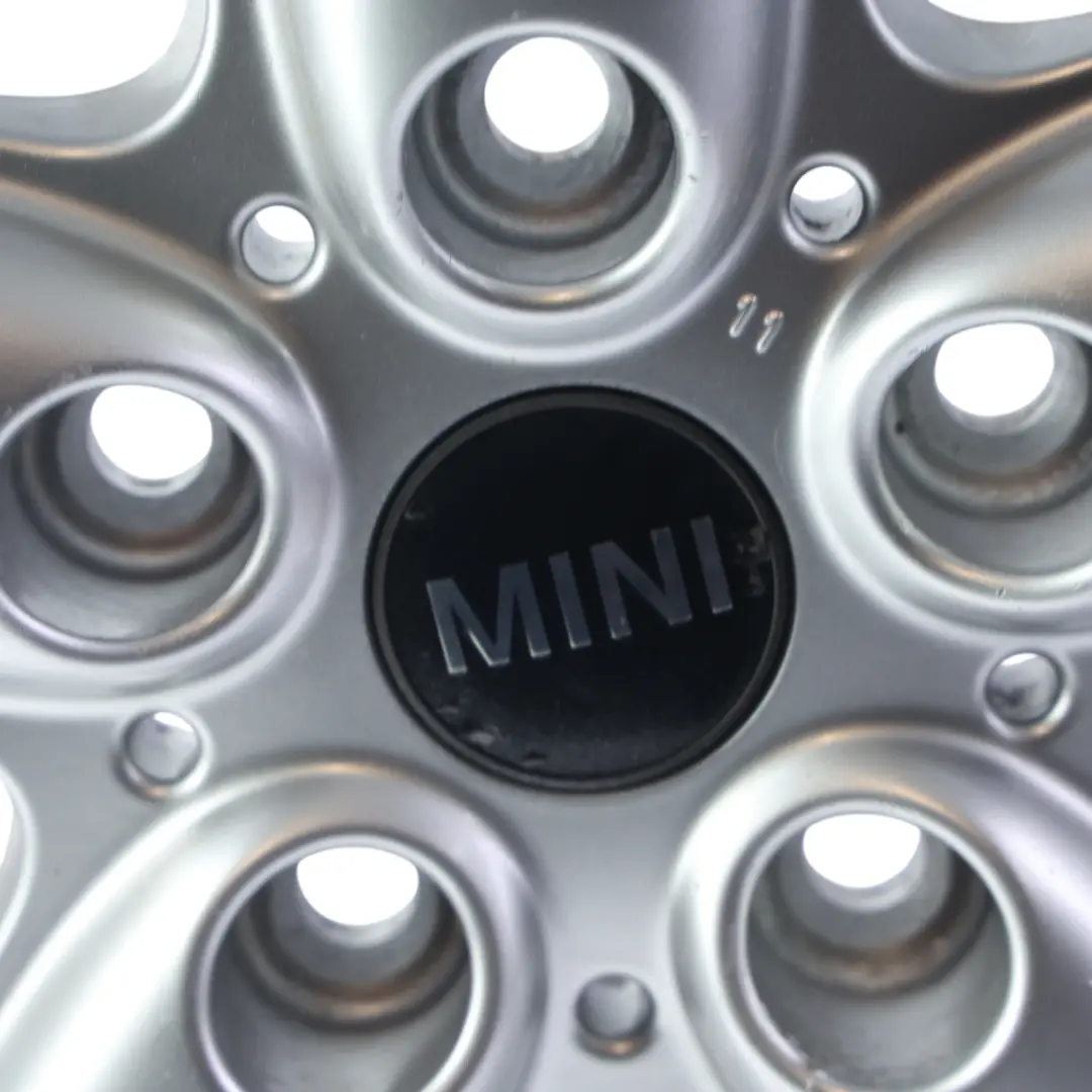 Mini Cooper R60 R61 Llanta De aleacion De plata 16" 6,5J 5-Star Single Spoke 124 - SKU 9803720-2 - Número de pieza 9803720