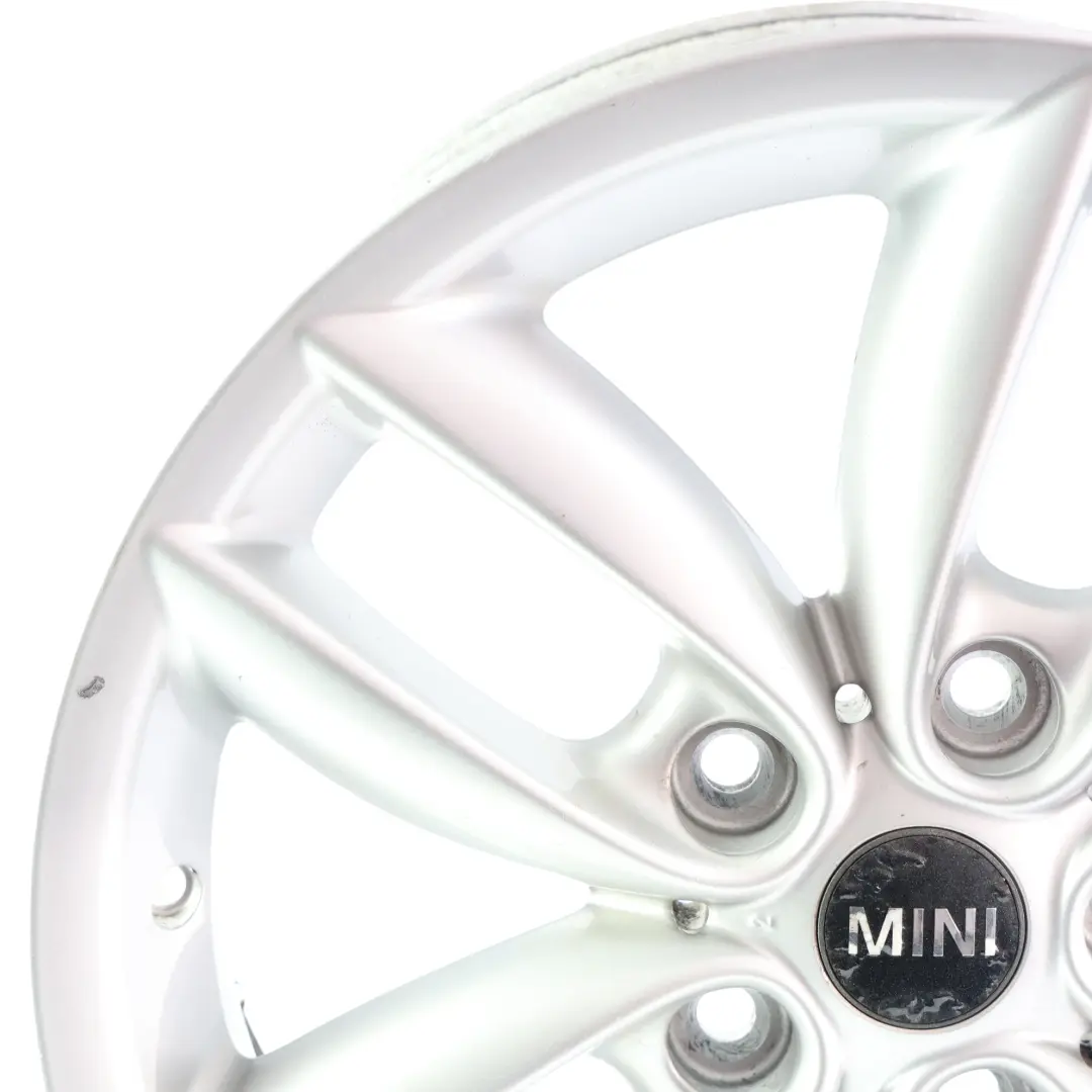 Silber Alu Felge Alufelge 17" 7J 5 Star Double Spoke 124 für Mini Cooper R60 R61 mit Teilenummer 9803723 Mini Cooper R60 R61 Silber Alu Felge Alufelge 17" 7J 5 Star Double Spoke 124 - SKU 9803723-2 - Teilenummer 9803723