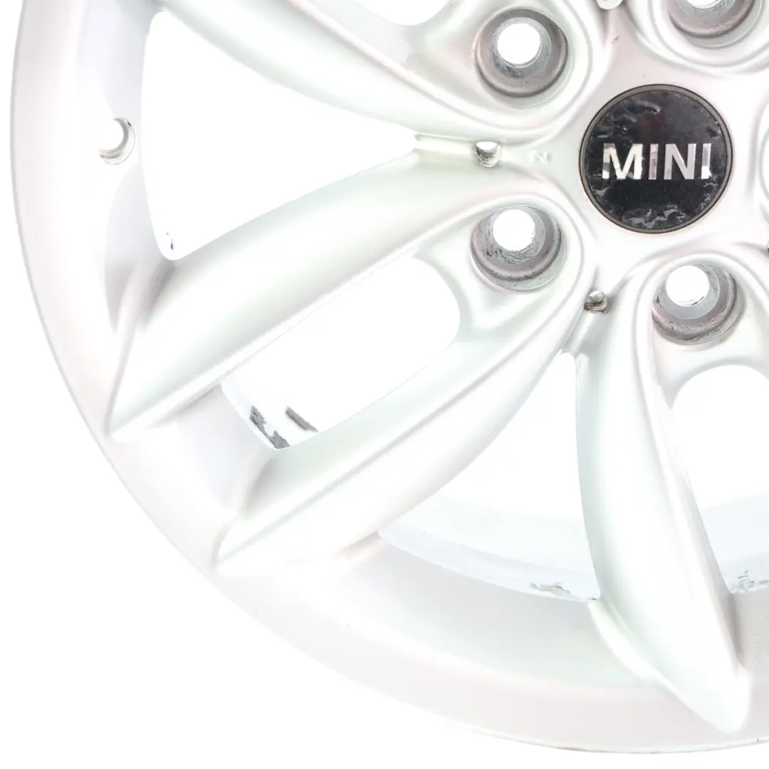 Alloy Rim 17" 7J 5-Star Double Spoke 124 to Mini Cooper R60 R61 Wheel with Part number 9803723 Mini Cooper R60 R61 Wheel Alloy Rim 17" 7J 5-Star Double Spoke 124 - SKU 9803723-2 - Part number 9803723