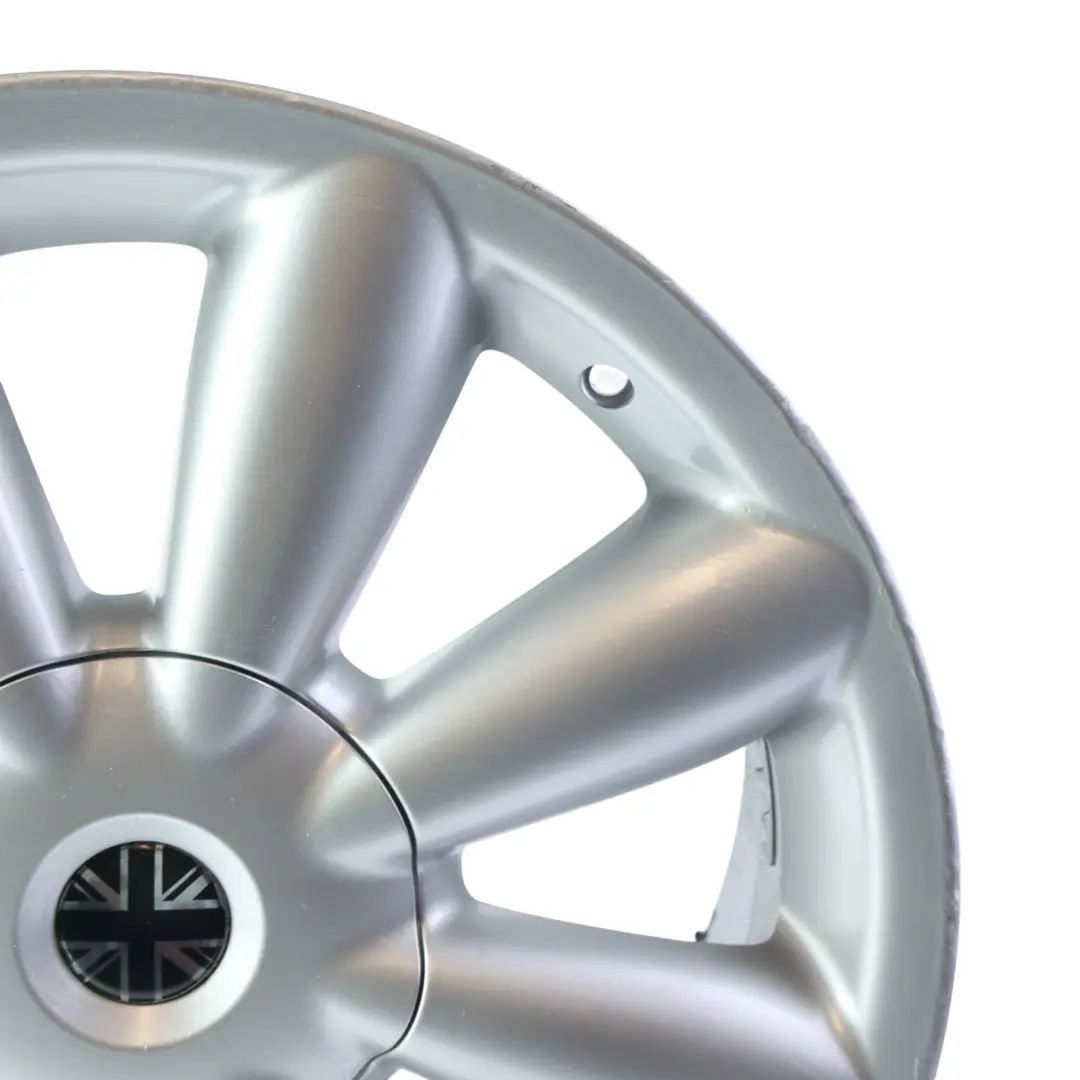 Mini Cooper R60 R61 Silver Wheel Alloy Rim 18" ET:52 7,5J Turbo Fan 126 - SKU 9803724-1 - Part number 9803724