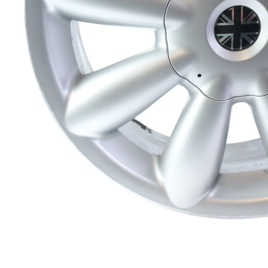 Mini Cooper R60 R61 Silver Wheel Alloy Rim 18" ET:52 7,5J Turbo Fan 126 - SKU 9803724-1 - Part number 9803724