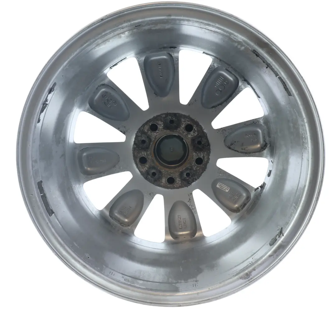 Mini Cooper R60 R61 Silber Alu Felge Alufelge 18" ET:52 7,5J Turbo Fan 126 - SKU 9803724-2 - Teilenummer 9803724