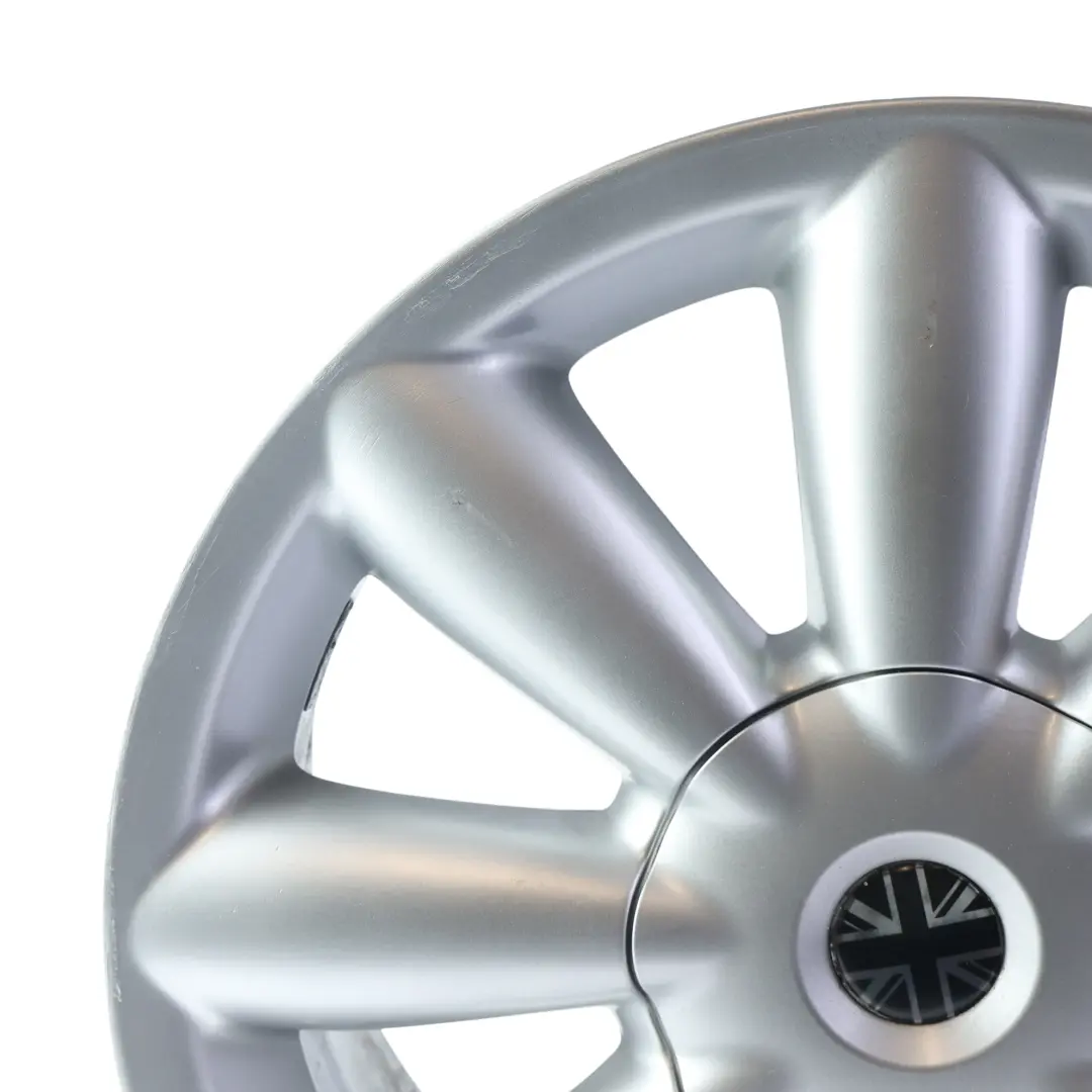 Silber Alu Felge Alufelge 18" ET:52 7,5J Turbo Fan 126 für Mini Cooper R60 R61 mit Teilenummer 9803724 Mini Cooper R60 R61 Silber Alu Felge Alufelge 18" ET:52 7,5J Turbo Fan 126 - SKU 9803724-2 - Teilenummer 9803724