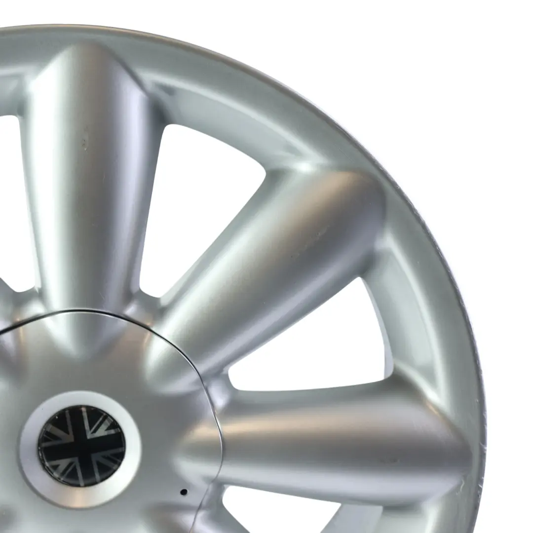 Mini Cooper R60 R61 Silber Alu Felge Alufelge 18" ET:52 7,5J Turbo Fan 126 - SKU 9803724-2 - Teilenummer 9803724