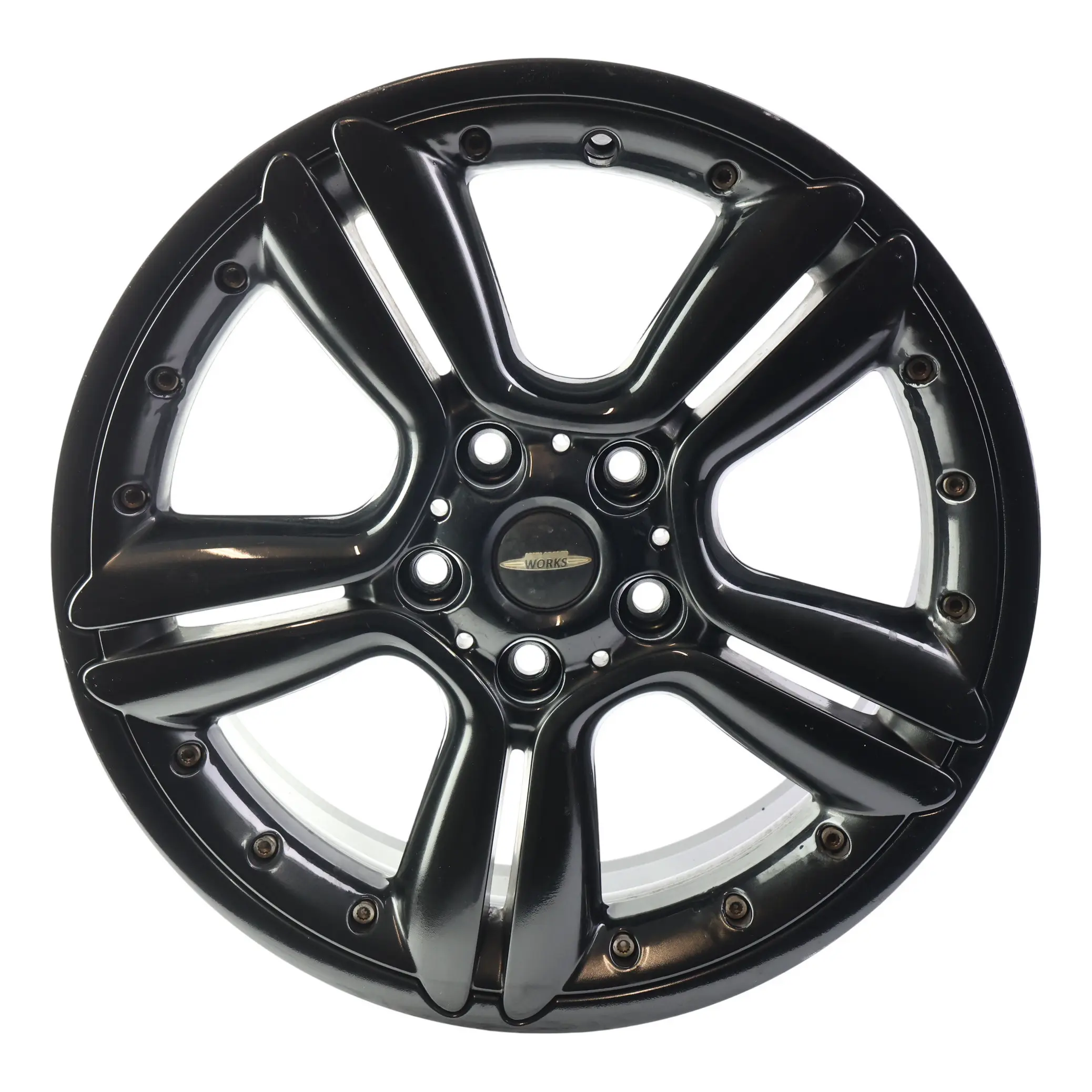 Mini Cooper R60 R61 Jante noire alliage 18" ET:52 7,5J 5-Star Double Spoke 127