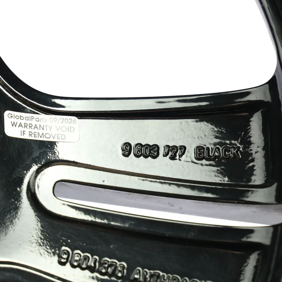 Schwarz Alufelge 18" ET:52 7,5J 5-Stern Doppelspeiche 127 für Mini Cooper R60 R61 mit Teilenummer 9803727 Mini Cooper R60 R61 Schwarz Alufelge 18" ET:52 7,5J 5-Stern Doppelspeiche 127 - SKU 9803727-2 - Teilenummer 9803727