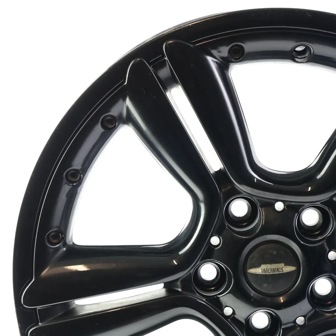 Mini Cooper R60 R61 Black Wheel Alloy Rim 18" ET:52 7,5J 5-Star Double Spoke 127 - SKU 9803727-2 - Part number 9803727