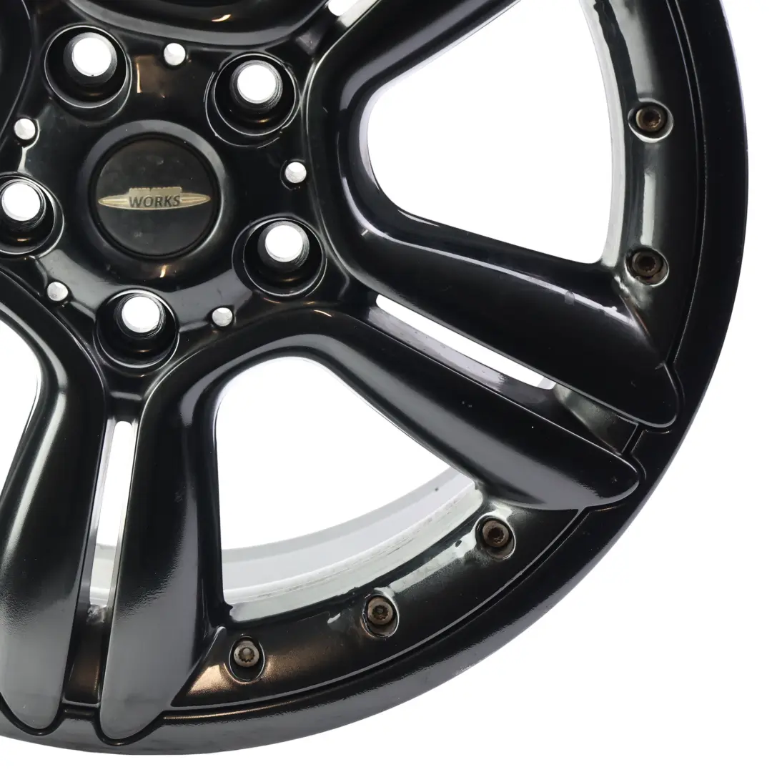 Mini Cooper R60 R61 Black Wheel Alloy Rim 18" ET:52 7,5J 5-Star Double Spoke 127 - SKU 9803727-2 - Part number 9803727
