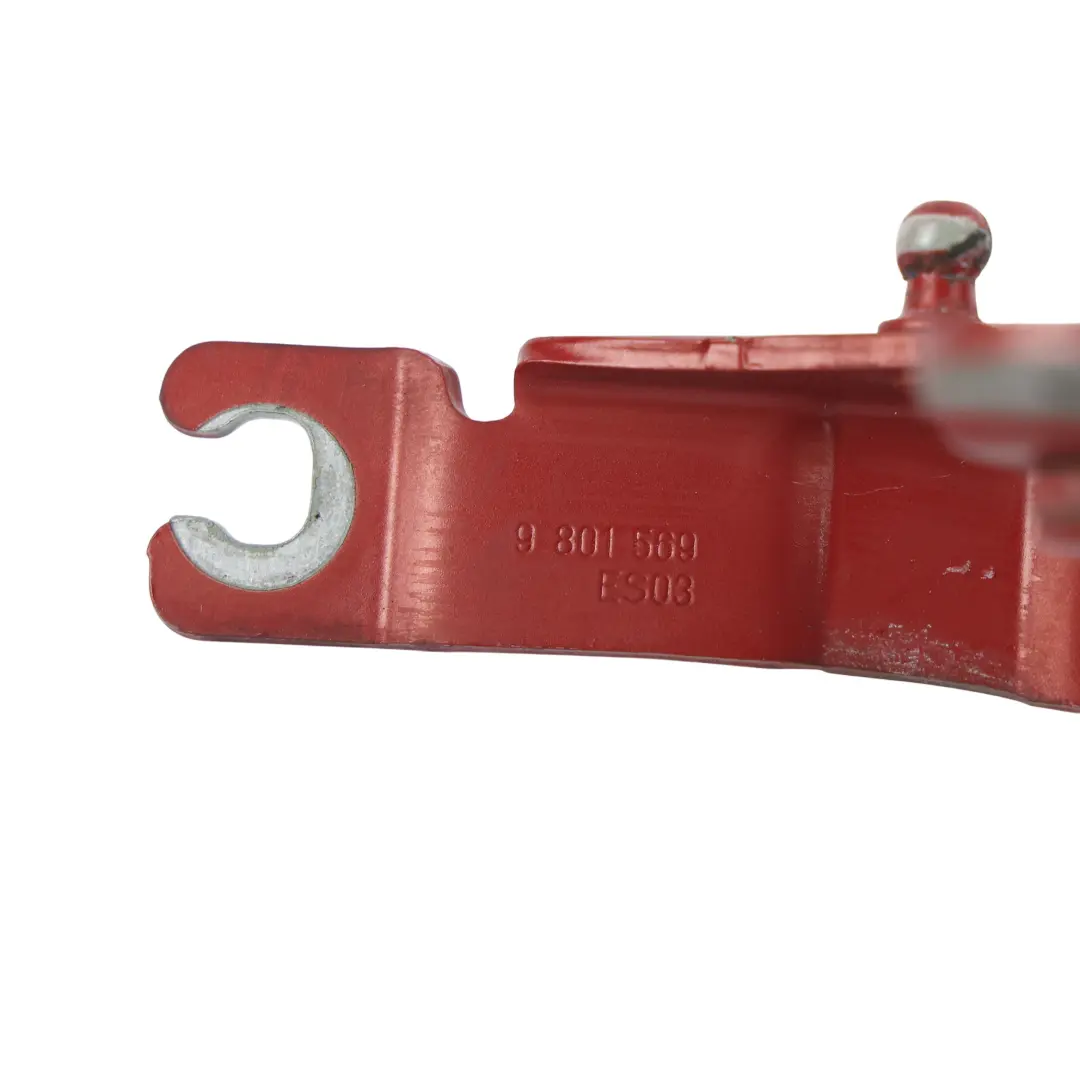 Left N/S Engine Hood Hinge Bonnet Blazing Red B63 to Mini Countryman R60 with Part number 9805937 Mini Countryman R60 Left N/S Engine Hood Hinge Bonnet Blazing Red B63 - SKU 9805937-BRM - Part number 9805937