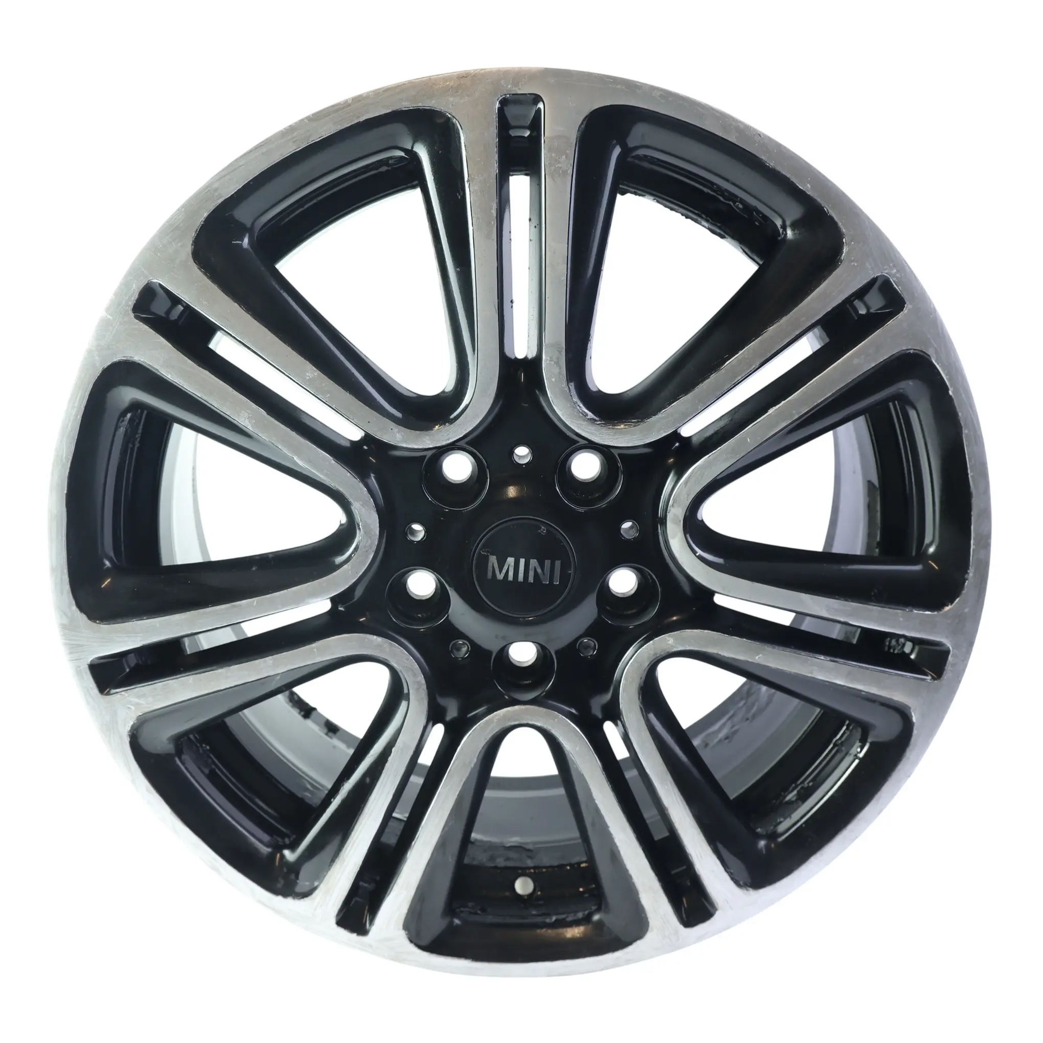 Mini Cooper R60 R61 Wheel Alloy Rim 18" 7,5J Twin Spoke Black 9808516