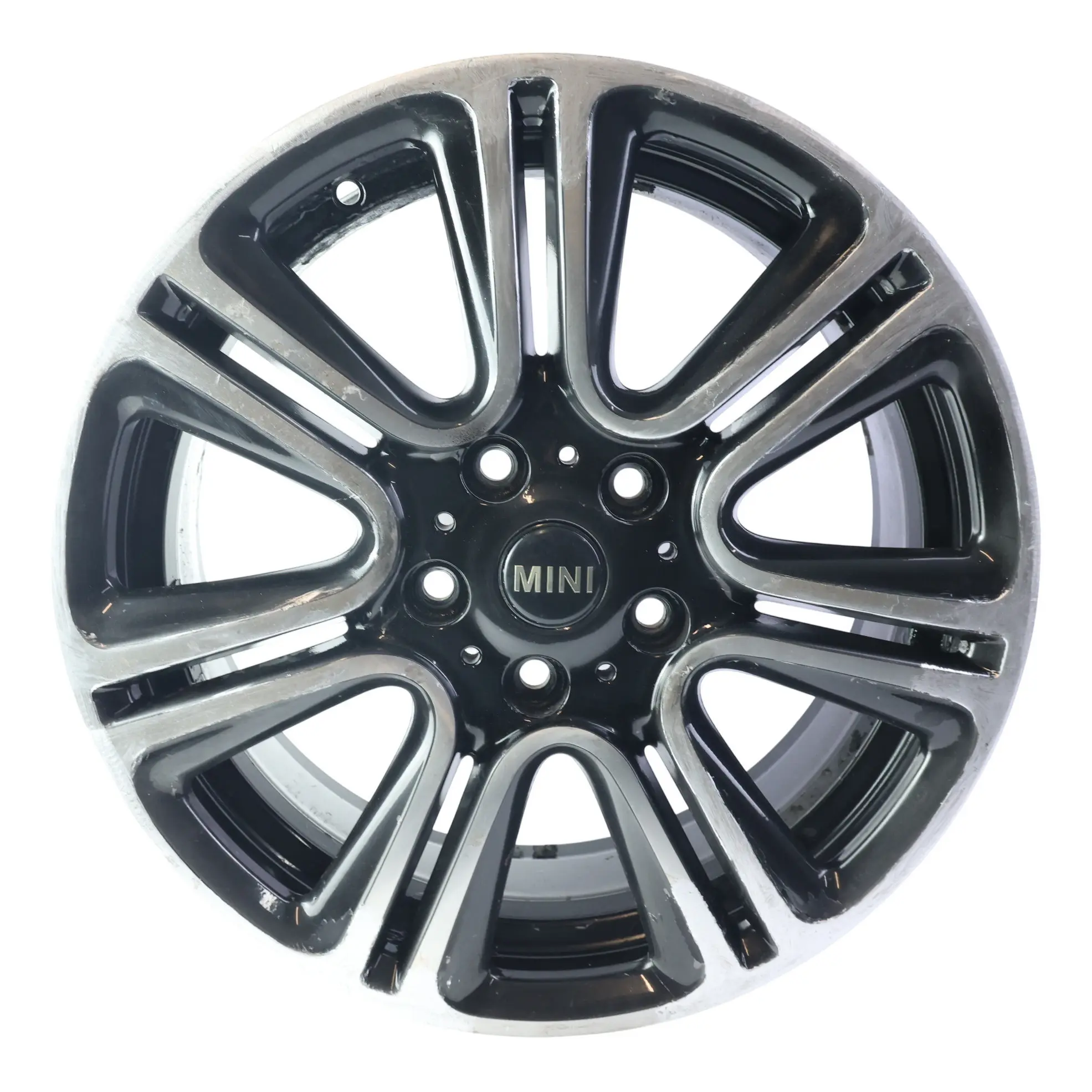 Mini Cooper R60 R61 Wheel Alloy Rim 18" 7,5J Twin Spoke Black 9808516