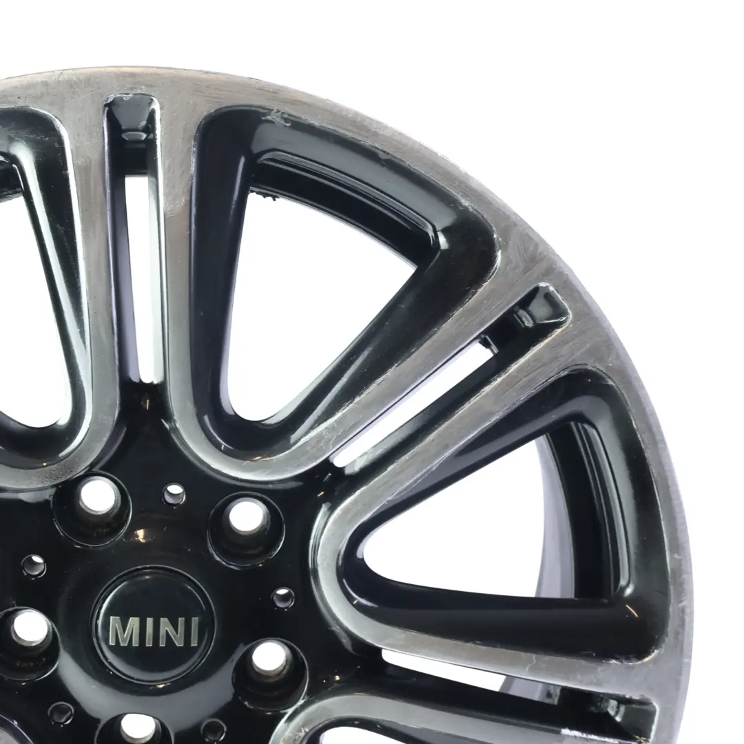 Mini Cooper R60 R61 Wheel Alloy Rim 18" 7,5J Twin Spoke Black - SKU 9808516-2 - Part number 9808516