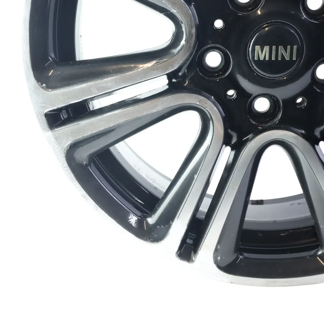 Mini Cooper R60 R61 Wheel Alloy Rim 18" 7,5J Twin Spoke Black - SKU 9808516-2 - Part number 9808516