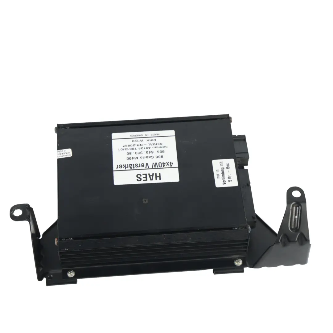 Audio Amplifier Sound System Control Unit Module to Porsche Boxster 986 with Part number 98664532300 Porsche Boxster 986 Audio Amplifier Sound System Control Unit Module - SKU 98664532300 - Part number 98664532300