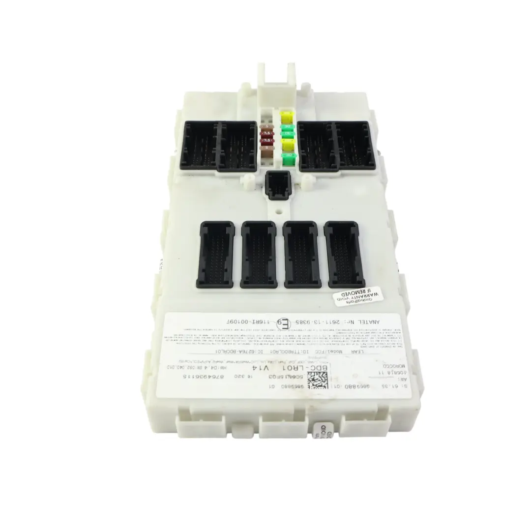 Mini F54 F55 F56 Módulo Control Carrocería Unidad Controlador BDC - SKU 9869880 - Número de pieza 9869880