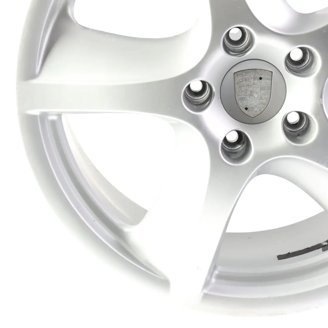 Porsche 911 996 Felga Aluminiowa Srebrna 18" 11J ET:63 - SKU 99636214251-1 - Numer Części 99636214251