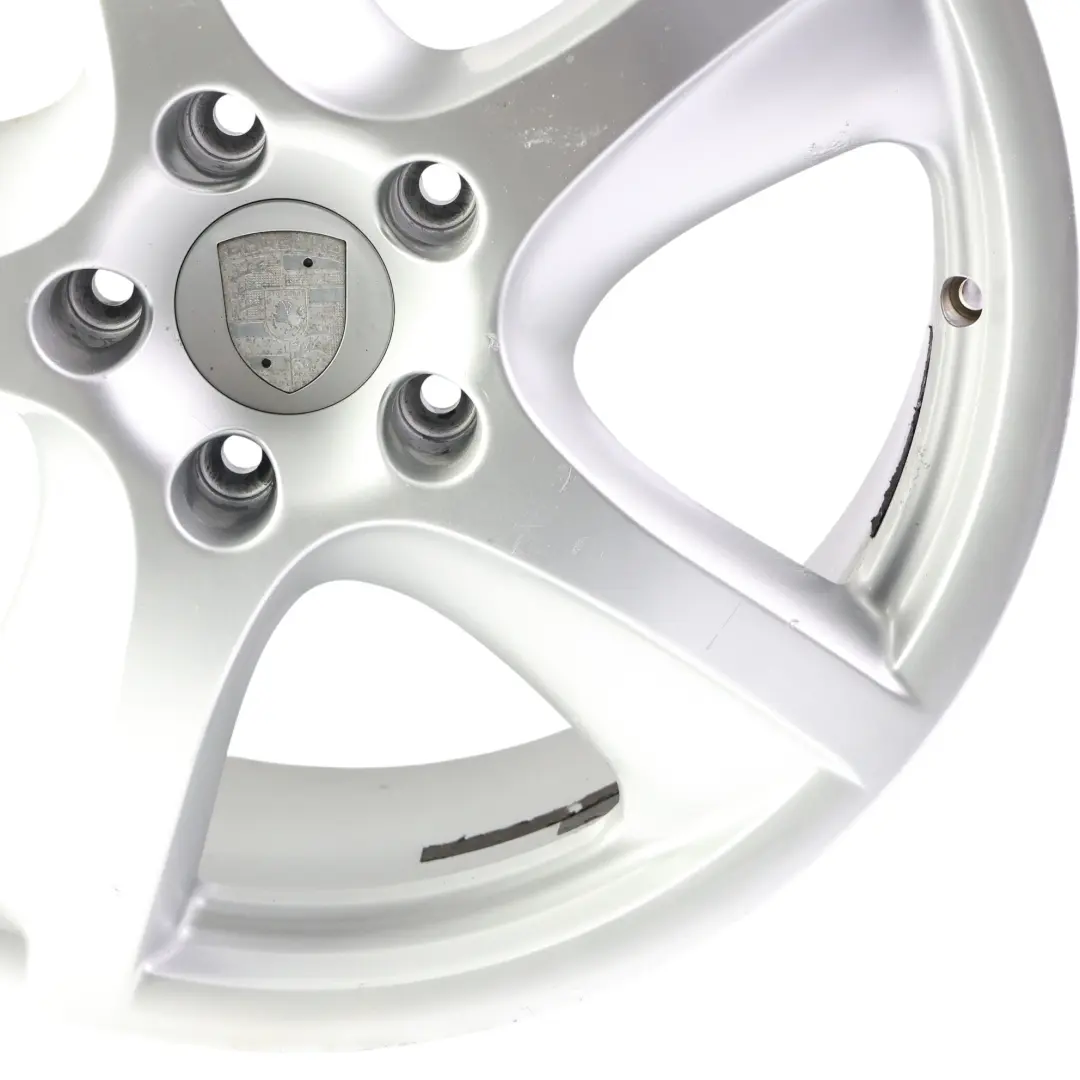 Alloy Wheel Rim Silver 18" 11J ET:63 Hollow Spoke to Porsche 911 996 with Part number 99636214251 Porsche 911 996 Alloy Wheel Rim Silver 18" 11J ET:63 Hollow Spoke - SKU 99636214251-1 - Part number 99636214251