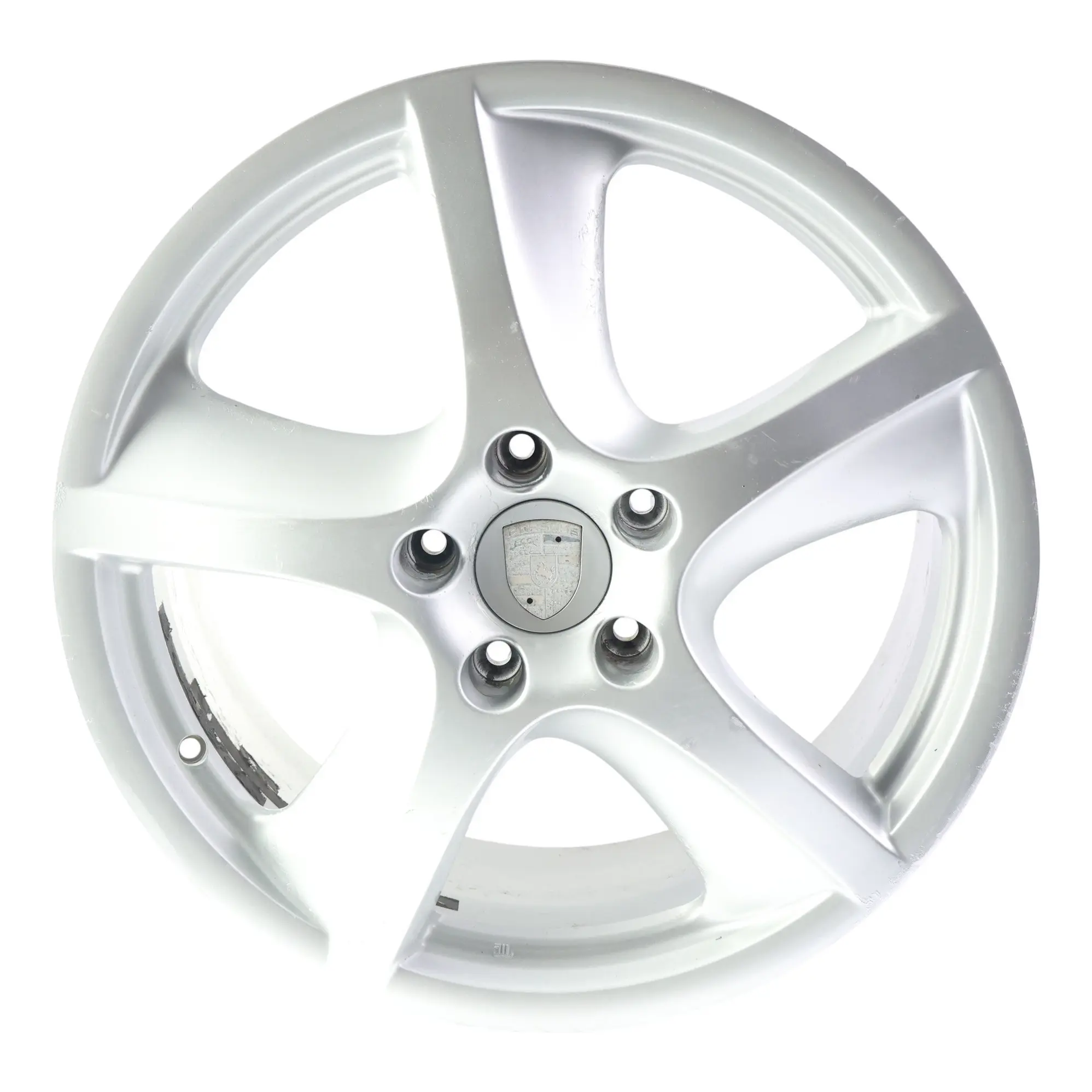 Porsche 911 996 Alloy Wheel Rim Silver 18" 11J ET:63 Hollow Spoke 99636214251