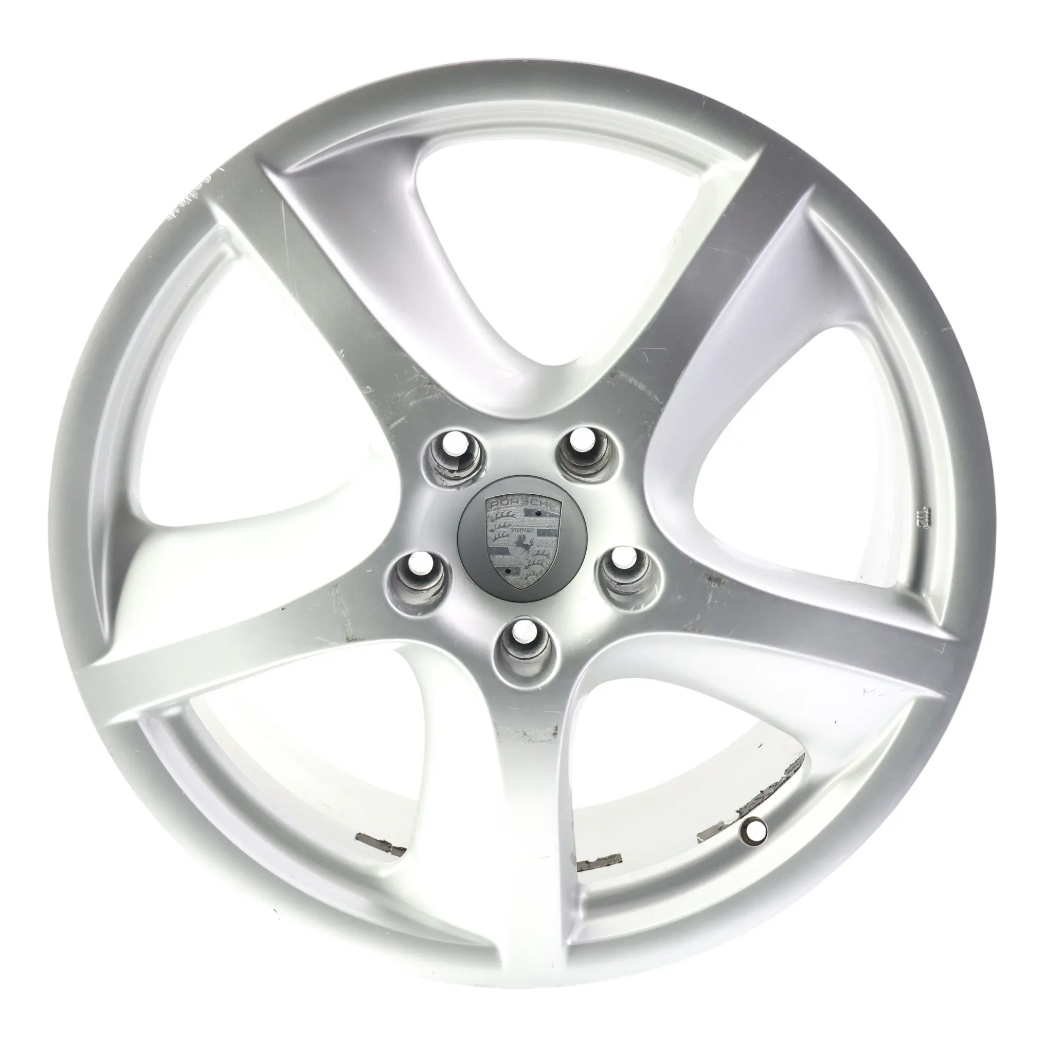 Porsche 911 996 Alloy Wheel Rim Silver 18" 11J ET:63 Hollow Spoke 99636214251