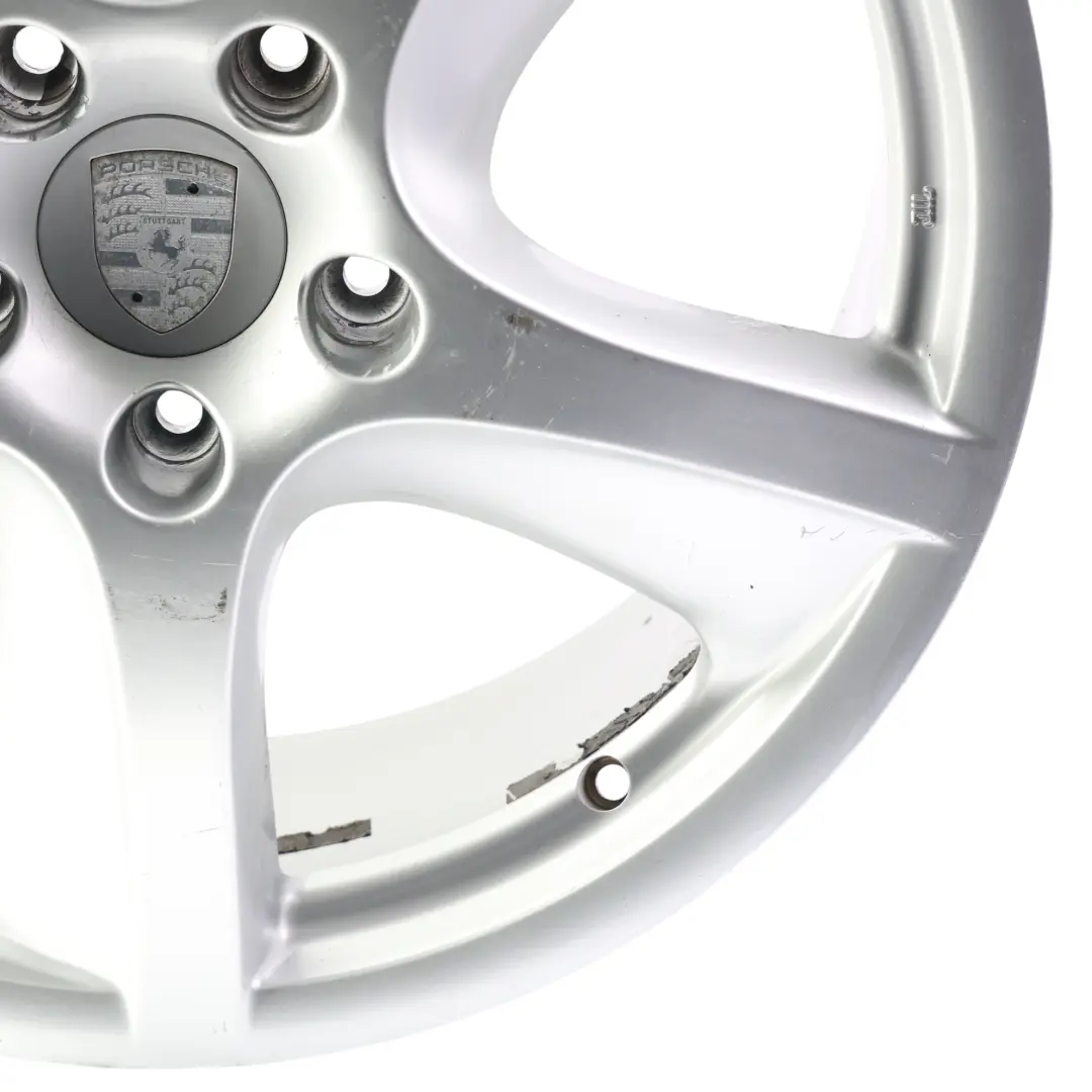 Alloy Wheel Rim Silver 18" 11J ET:63 Hollow Spoke to Porsche 911 996 with Part number 99636214251 Porsche 911 996 Alloy Wheel Rim Silver 18" 11J ET:63 Hollow Spoke - SKU 99636214251-3 - Part number 99636214251
