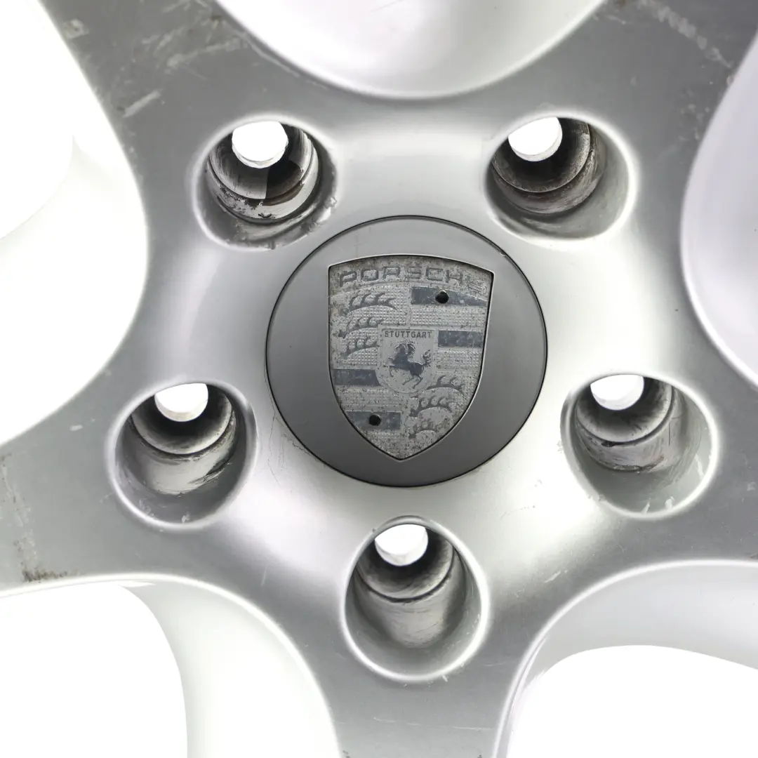 Alloy Wheel Rim Silver 18" 11J ET:63 Hollow Spoke to Porsche 911 996 with Part number 99636214251 Porsche 911 996 Alloy Wheel Rim Silver 18" 11J ET:63 Hollow Spoke - SKU 99636214251-3 - Part number 99636214251