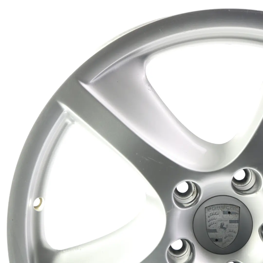 Alloy Wheel Rim Silver 18" 11J ET:63 Hollow Spoke to Porsche 911 996 with Part number 99636214251 Porsche 911 996 Alloy Wheel Rim Silver 18" 11J ET:63 Hollow Spoke - SKU 99636214251-4 - Part number 99636214251