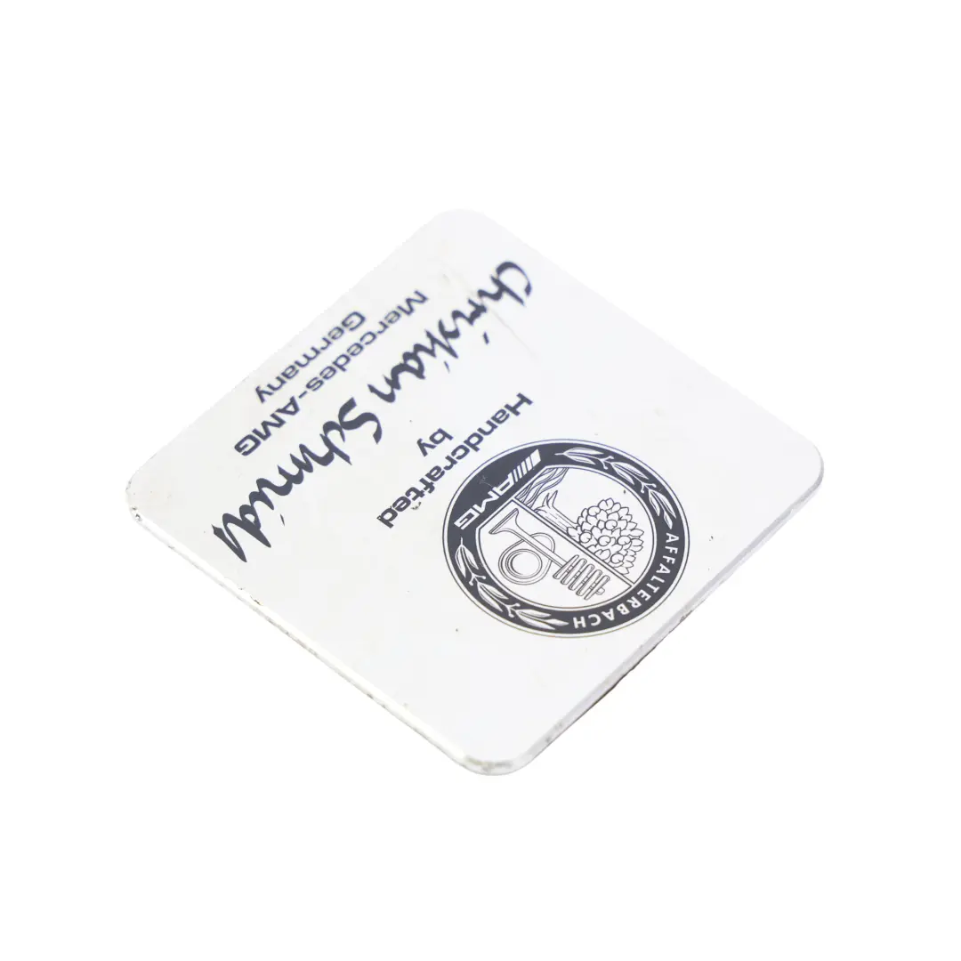 Intake Manifold Label Plate to Mercedes C204 C117 W166 W176 Engine with Part number A0002212401 Mercedes C204 C117 W166 W176 Engine Intake Manifold Label Plate - SKU A0002212401 - Part number A0002212401