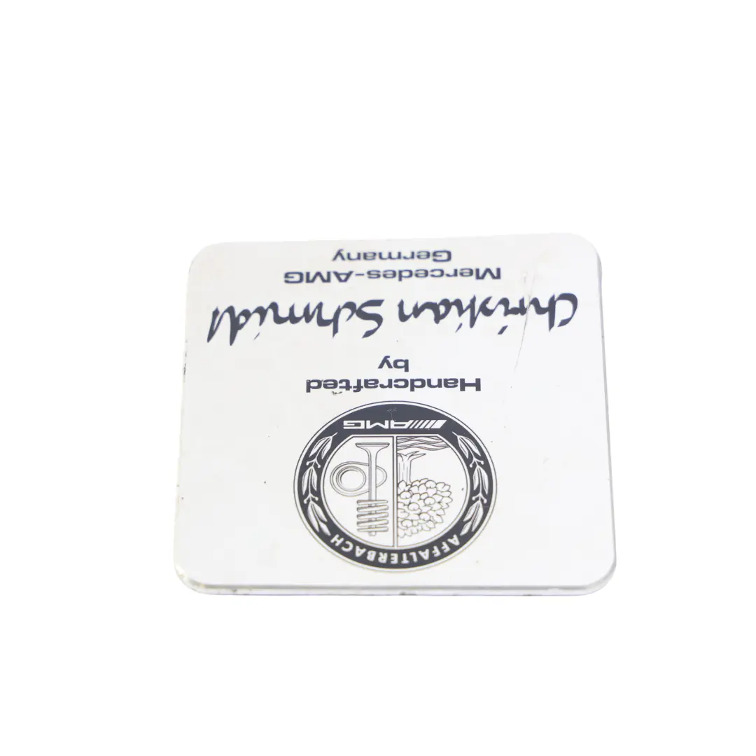 Mercedes C204 C117 W166 W176 Engine Intake Manifold Label Plate - SKU A0002212401 - Part number A0002212401