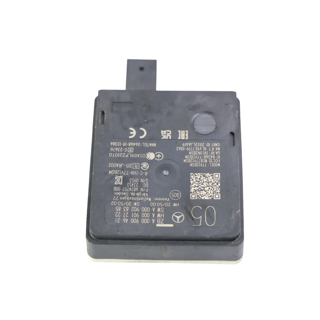 Mercedes W177 Módulo Control Punto Ciego Trasero - SKU A0009004639 - Número de pieza A0009004639