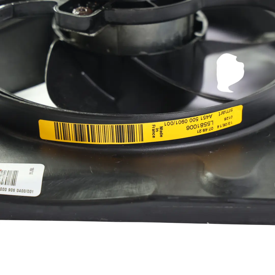 Smart Fortwo 451 Cornice Ventola Intercooler 1.0 Turbo M132 - SKU A0009060400 - Numero di parte A0009060400