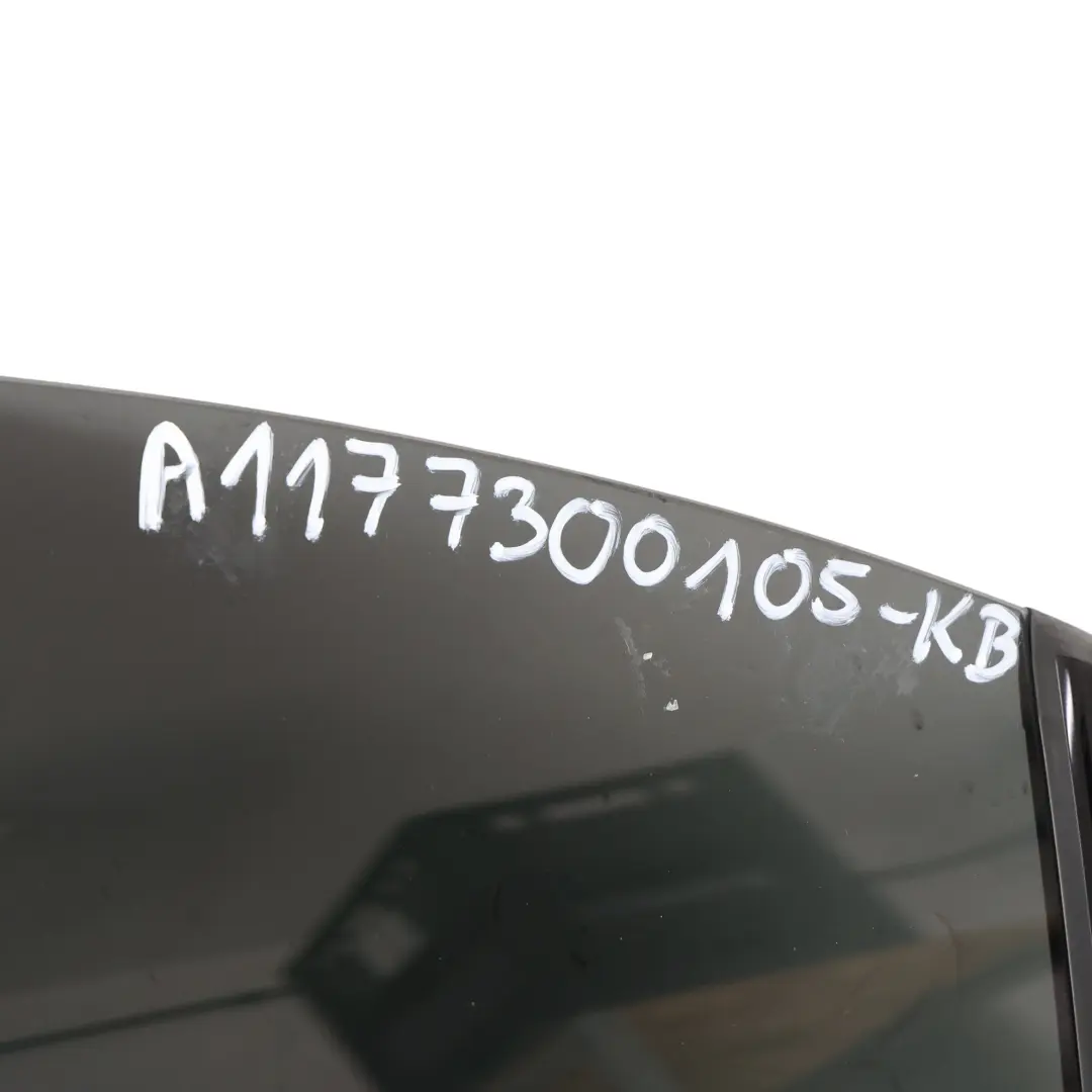 Mercedes CLA C117 Tür Hinten Links Kosmos Cosmic Schwarz Metallic - 191 - SKU A1177300105-KB - Teilenummer A1177300105