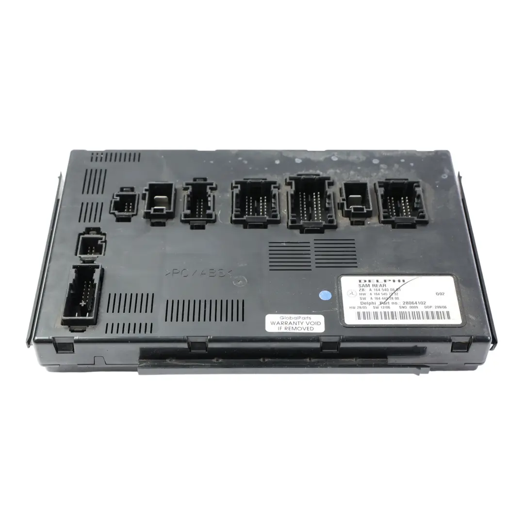 Unidad Control SAM Módulo Señal Actuación para Mercedes X164 con número de pieza A1645400801 Mercedes X164 Unidad Control SAM Módulo Señal Actuación - SKU A1645400801 - Número de pieza A1645400801